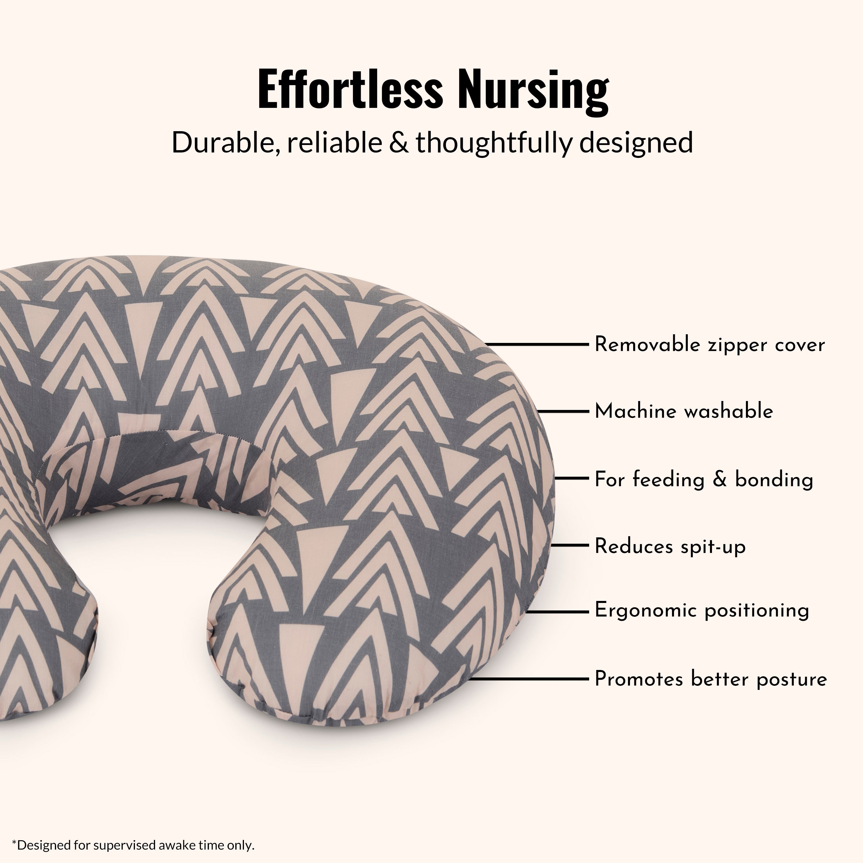 Dream On Me Beeboo Nursing Pillow And Positioner