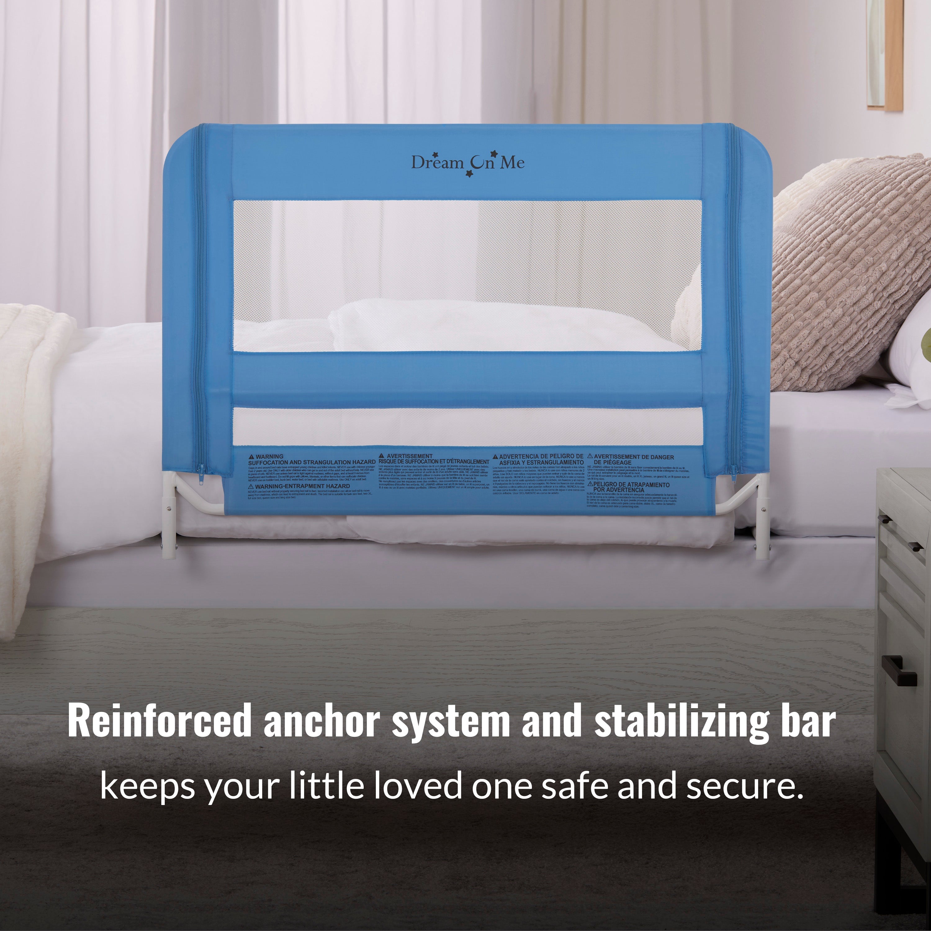 Dream On Me Mesh Security Bed Rail