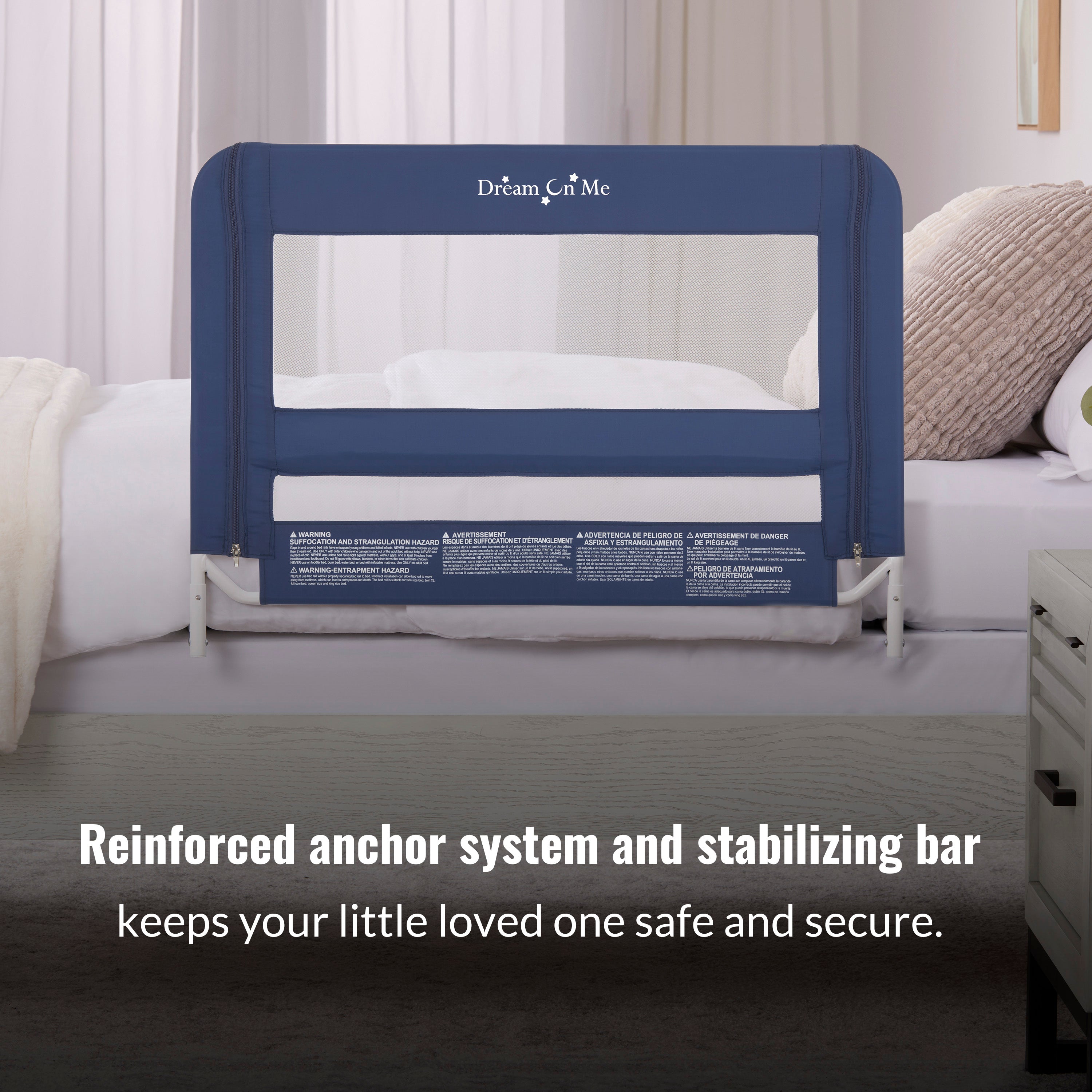 Dream On Me Mesh Security Bed Rail