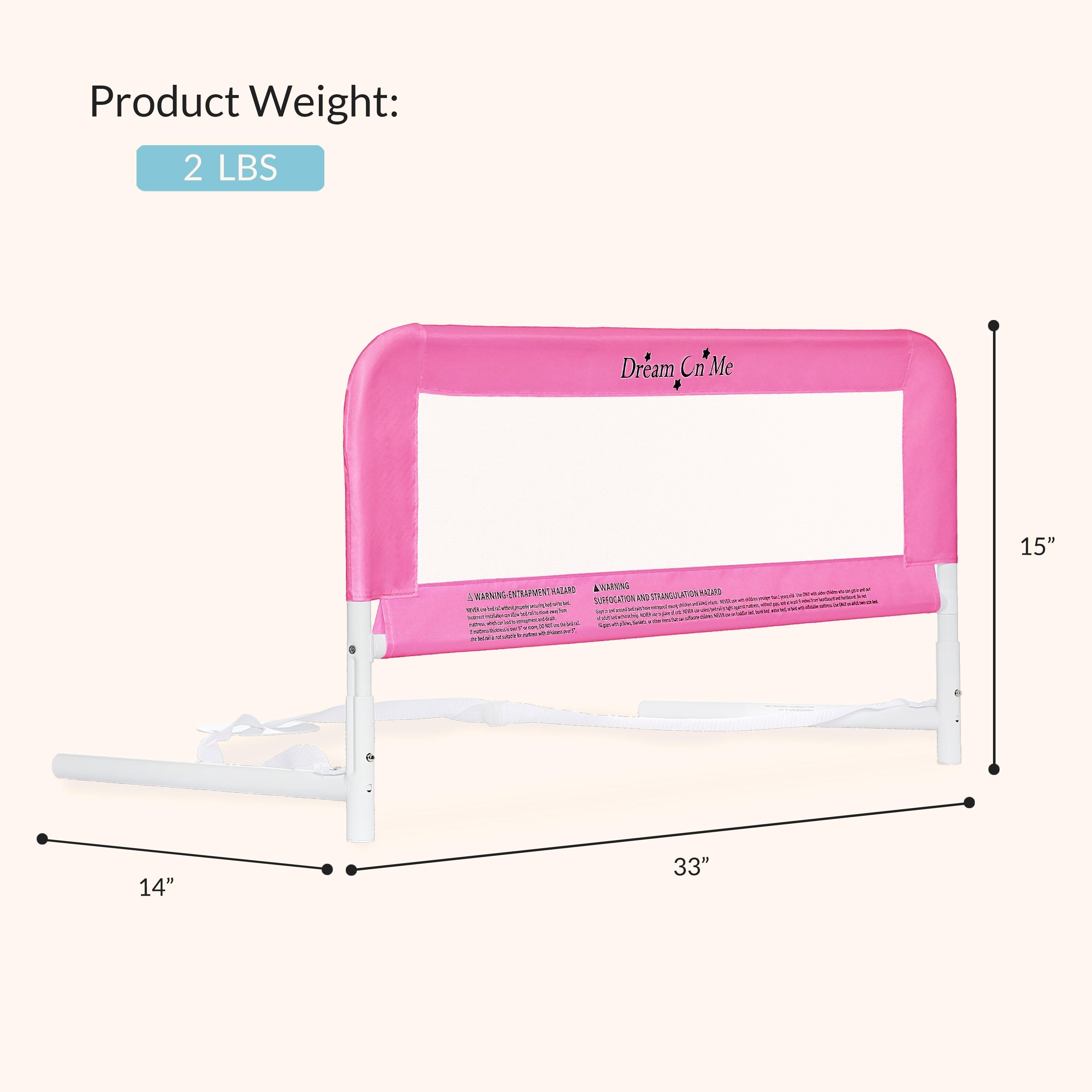 Dream On Me Mesh Security Bed Rail