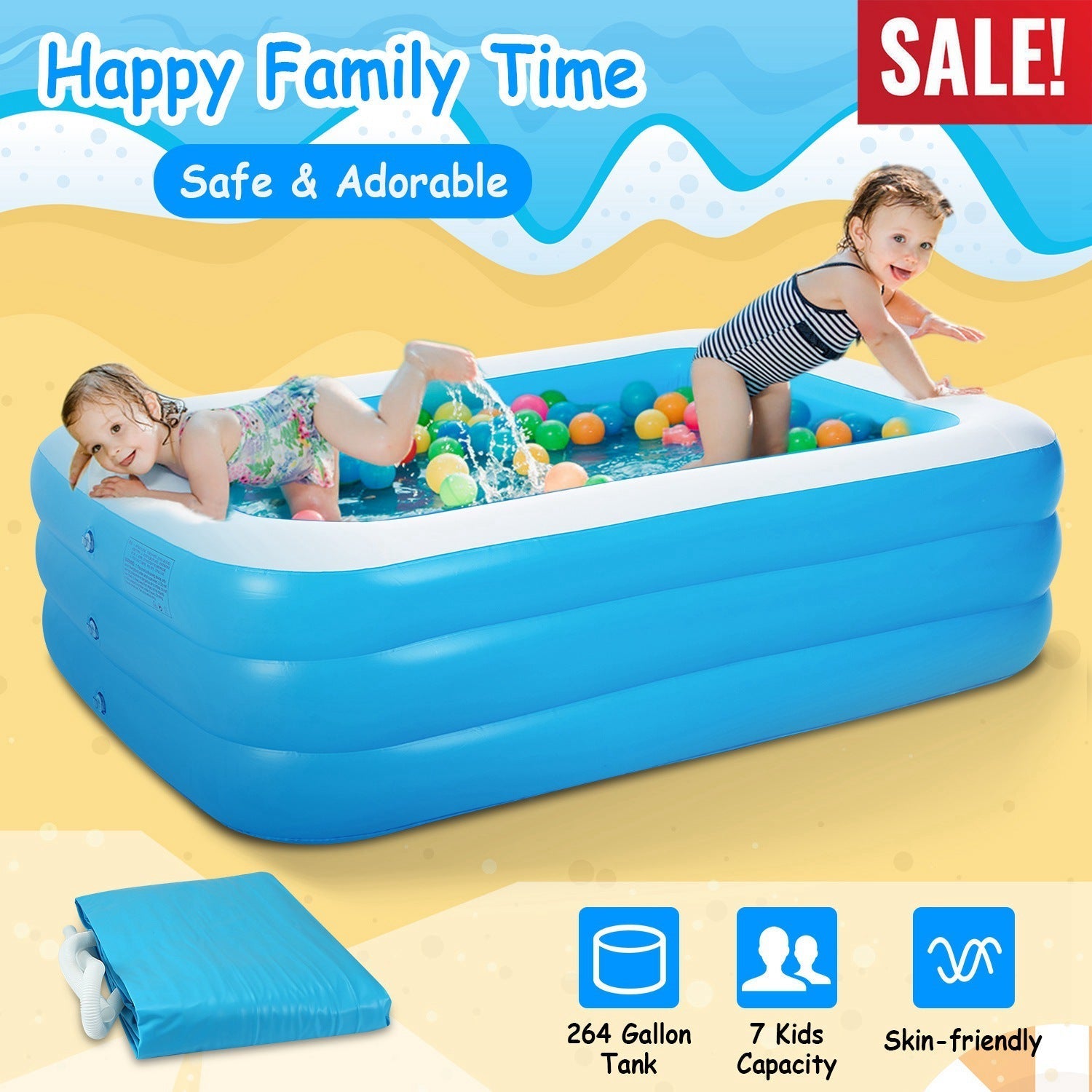 Inflatable Swimming Pools Family Swim Play Center