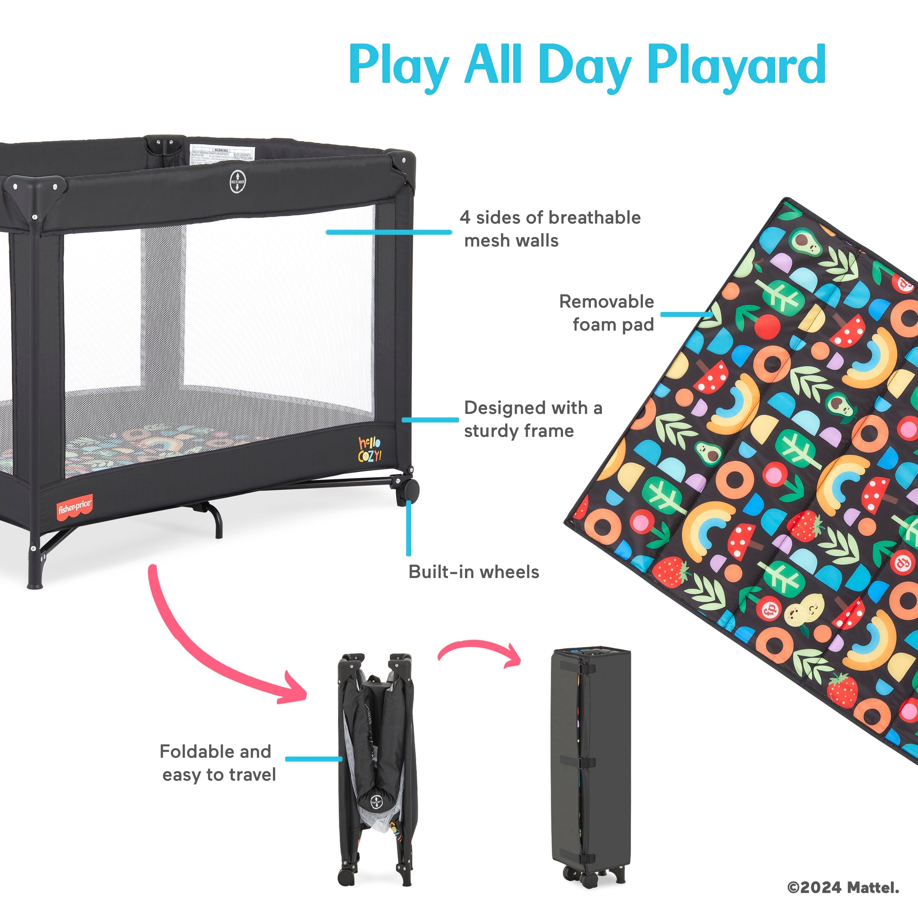 Fisher-Price by Dream On Me Play All Day Playard
