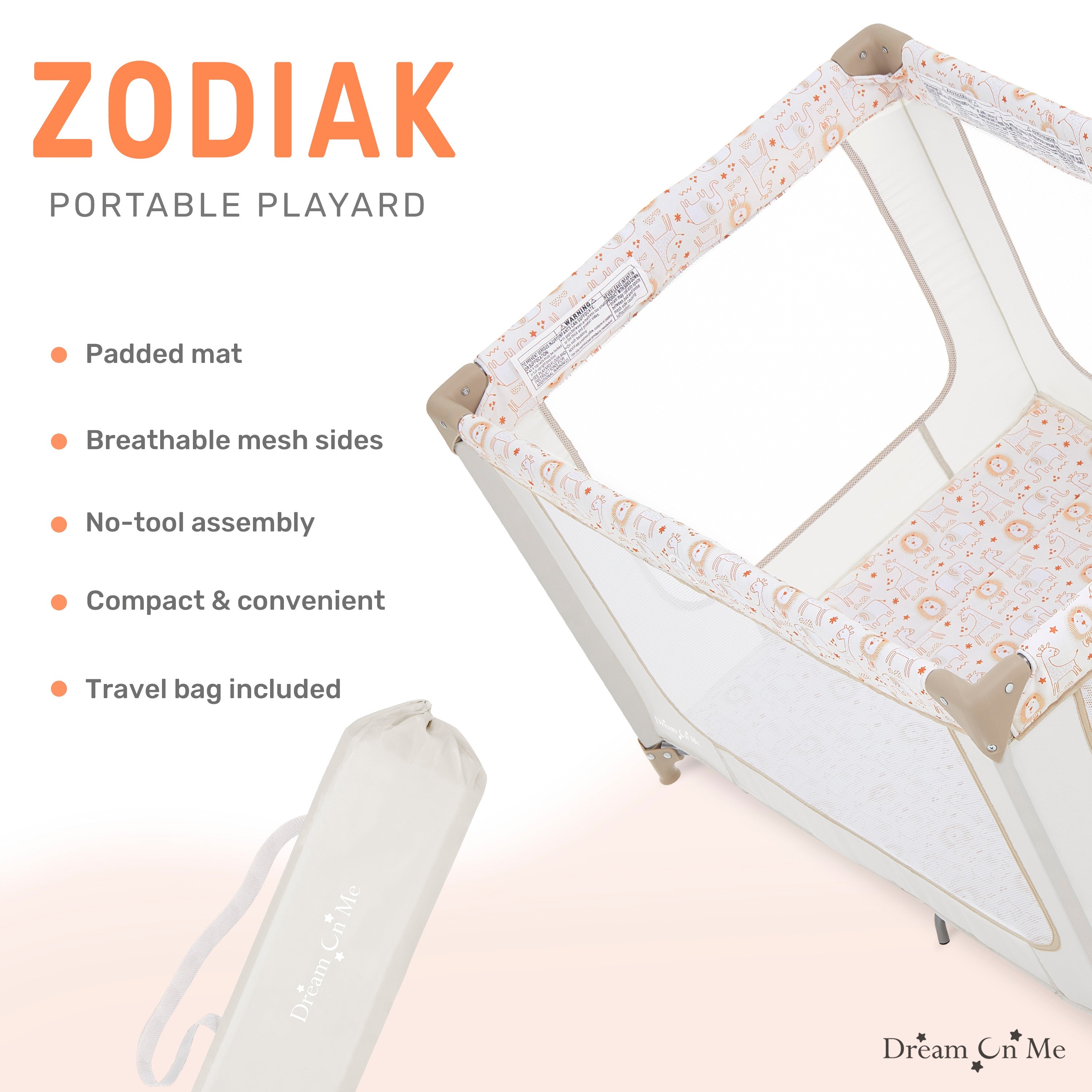 Dream On Me Zodiak Portable Play Yard