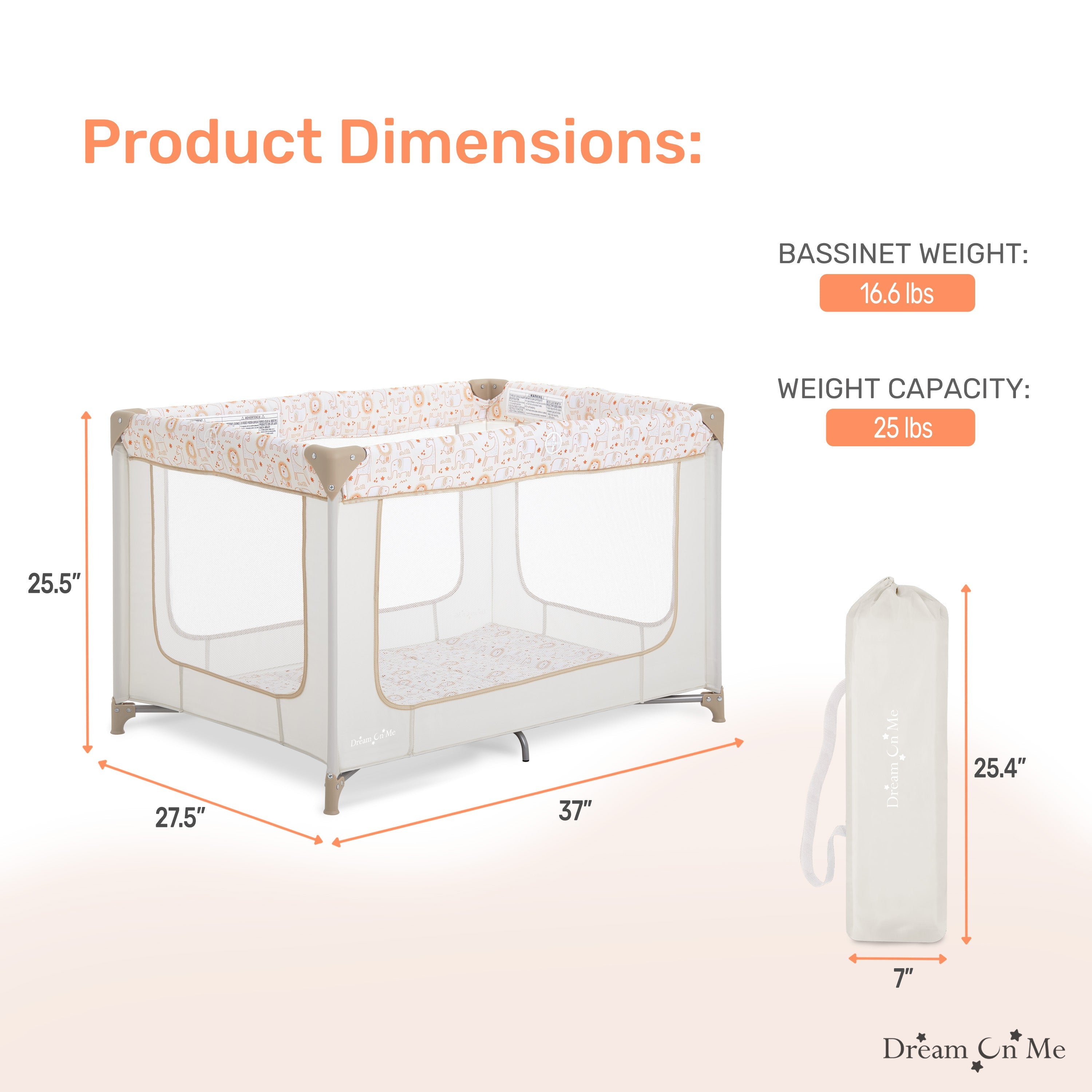 Dream On Me Zodiak Portable Play Yard