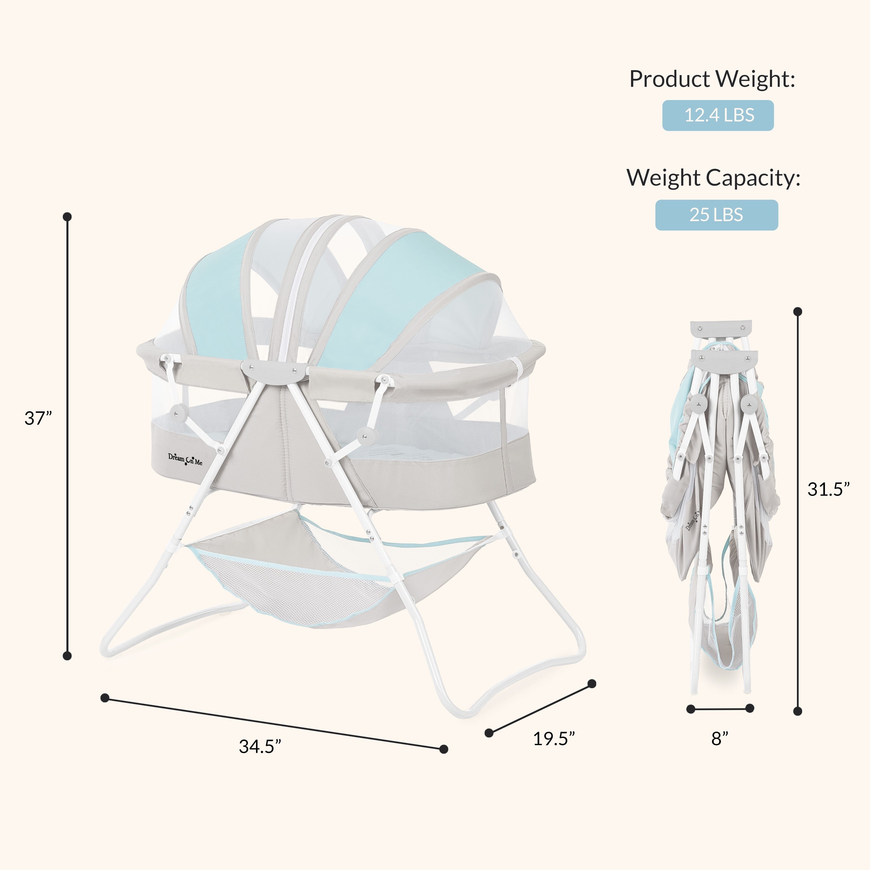 Dream On Me Karley Bassinet
