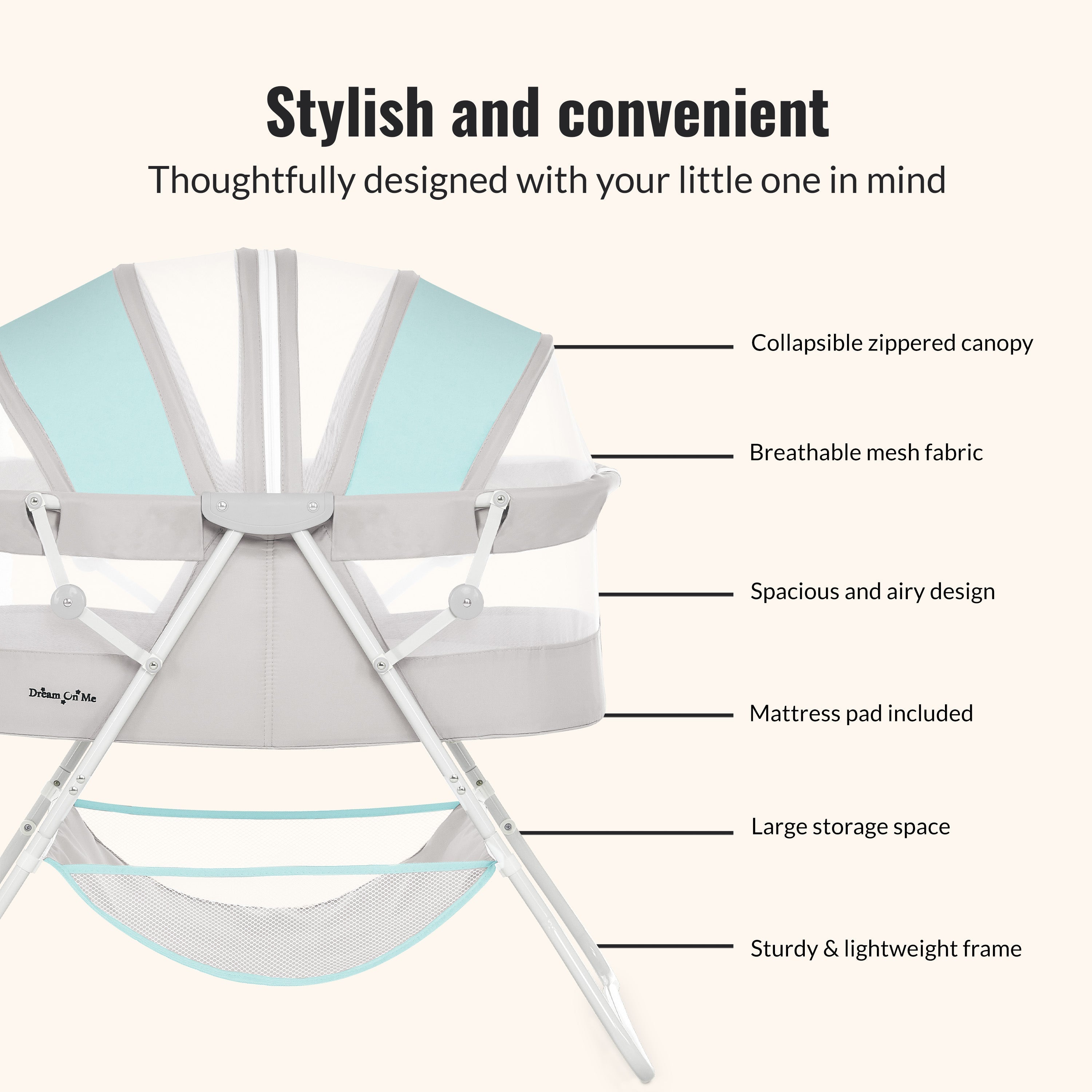 Dream On Me Karley Bassinet
