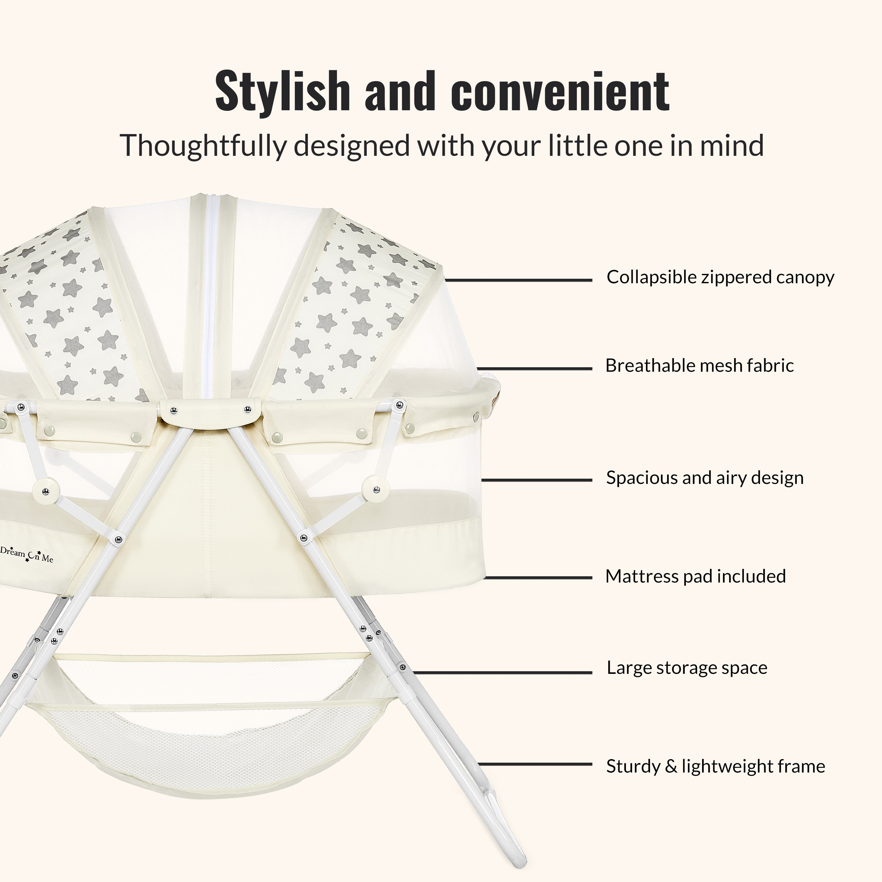 Dream On Me Karley Bassinet