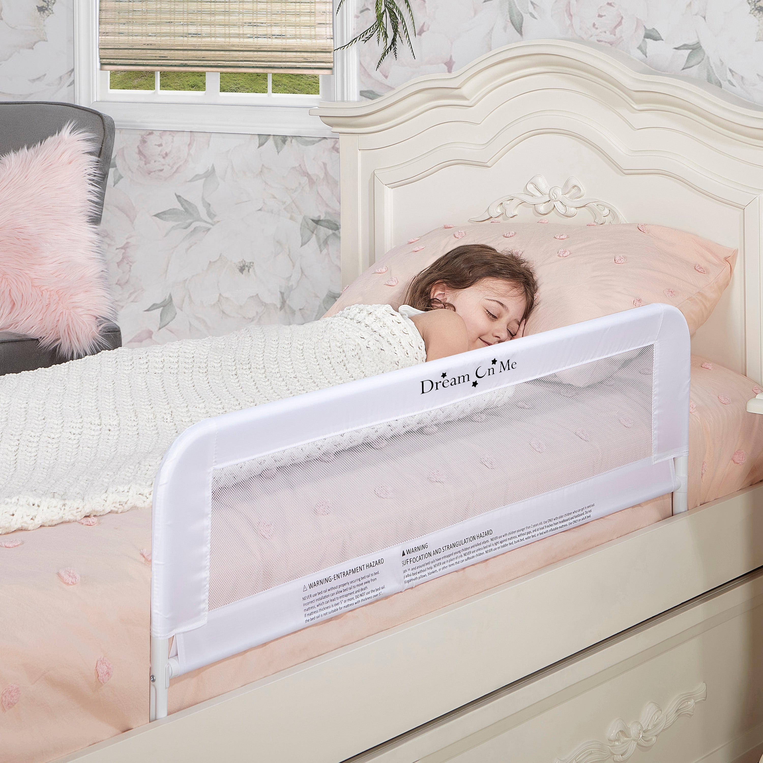 Dream On Me Adjustable Mesh Bed Rail