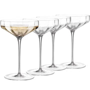 Angled Coupe Glasses