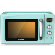 Retro Countertop Compact Microwave Oven