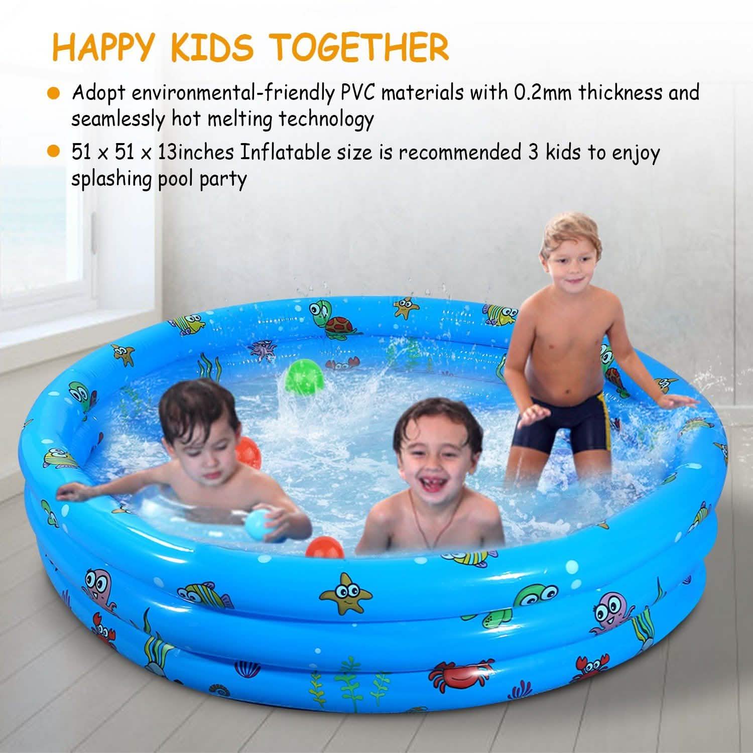 51x13" Inflatable Swimming Pool