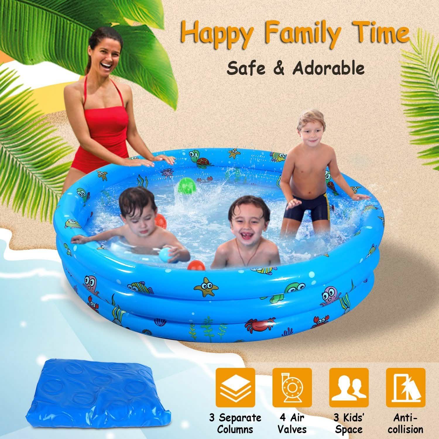51x13" Inflatable Swimming Pool