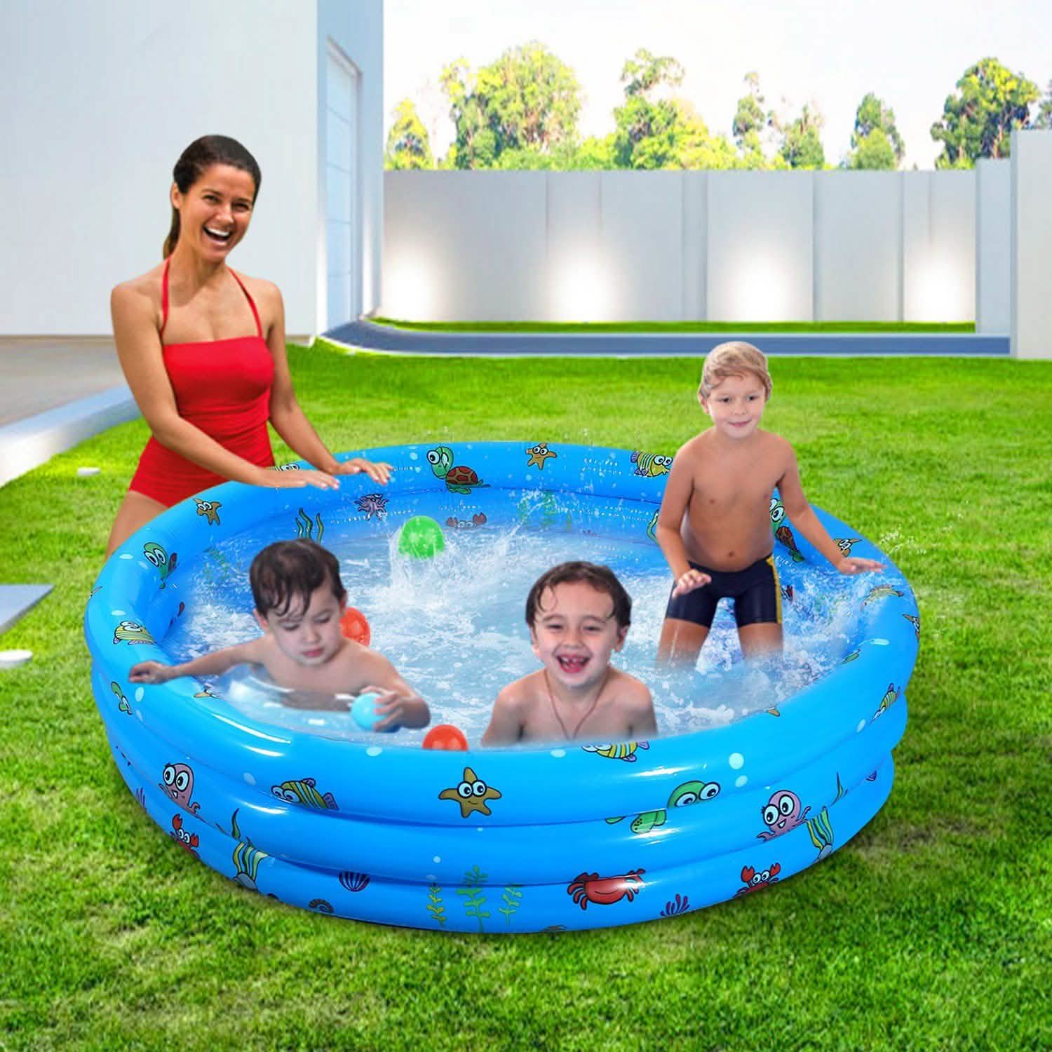51x13" Inflatable Swimming Pool