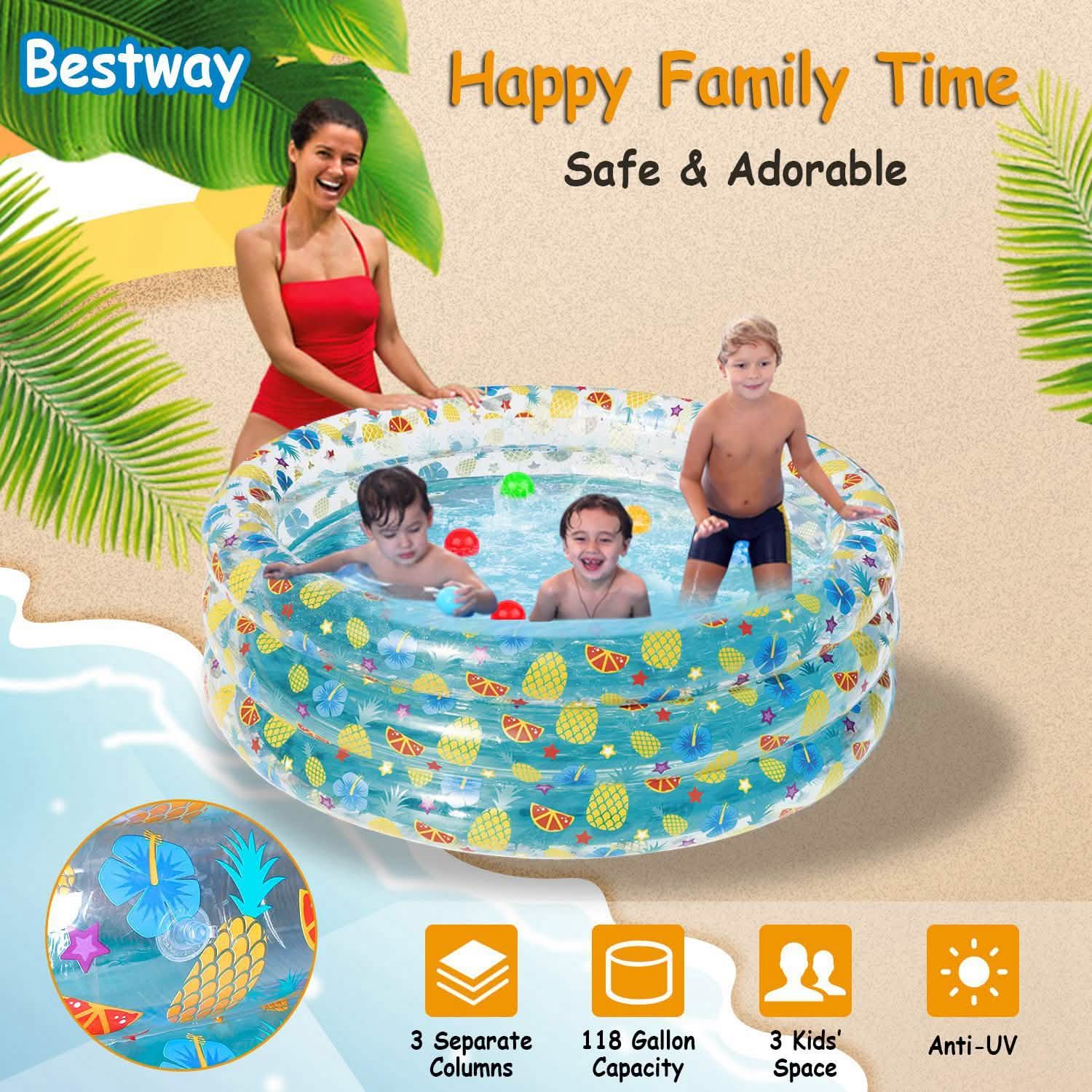 59x21" Inflatable Swimming Pool