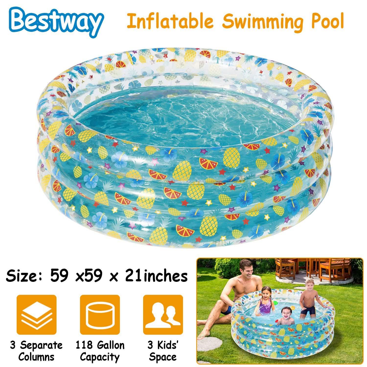 59x21" Inflatable Swimming Pool