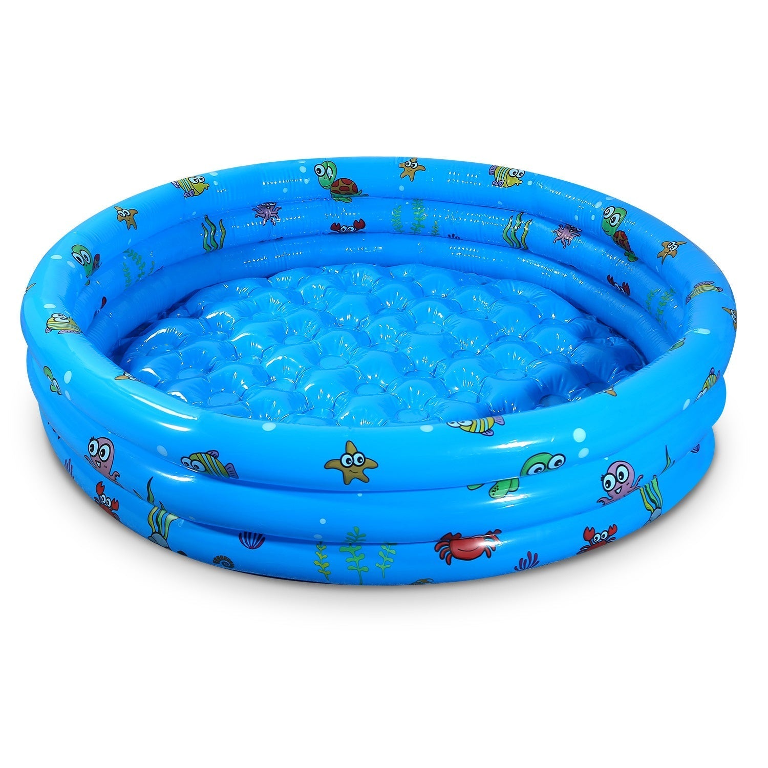 51x13Ó Inflatable Swimming Pool with 4 Valves & Bottom Water Drain Plug