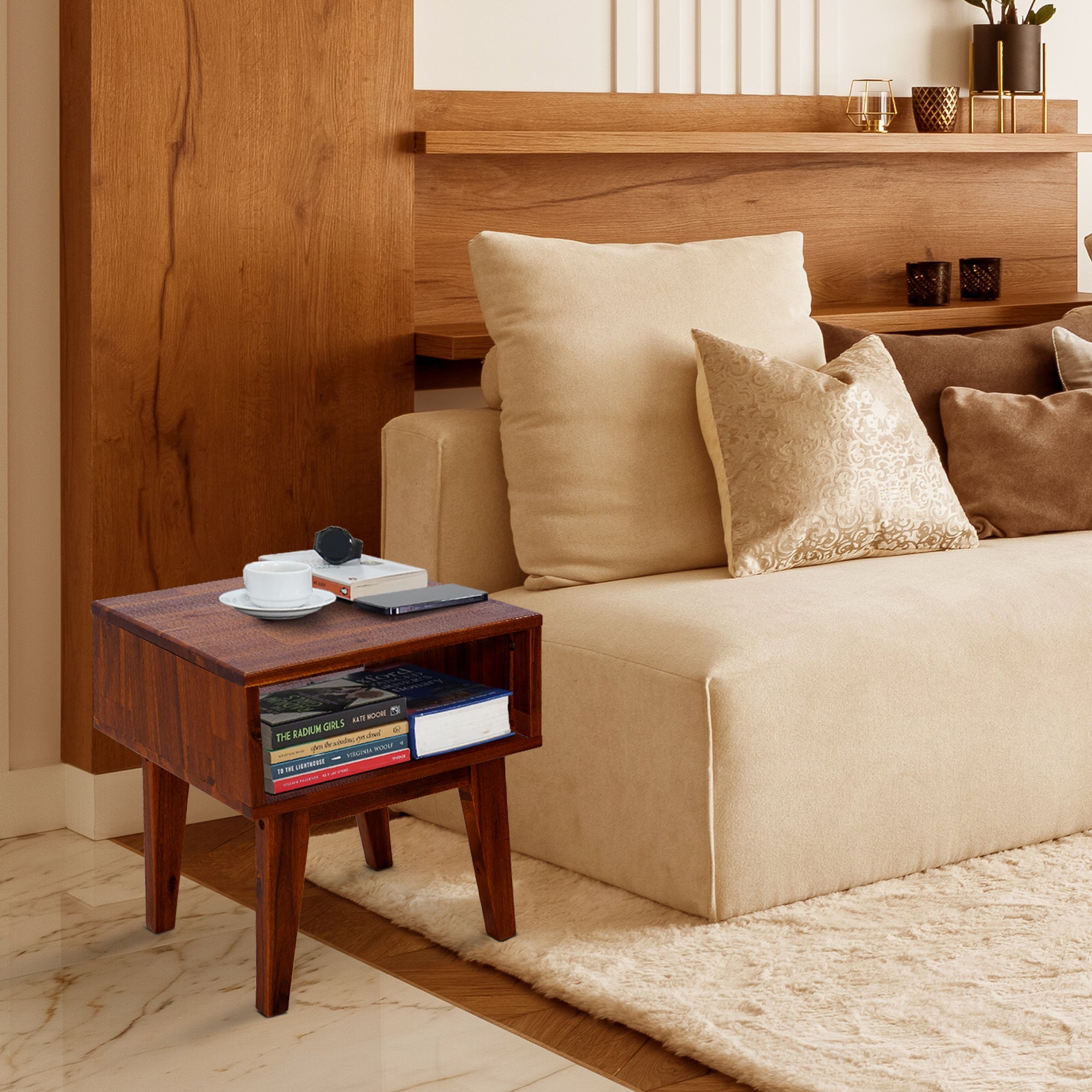 Acacia Serena Solid Wood Nightstand