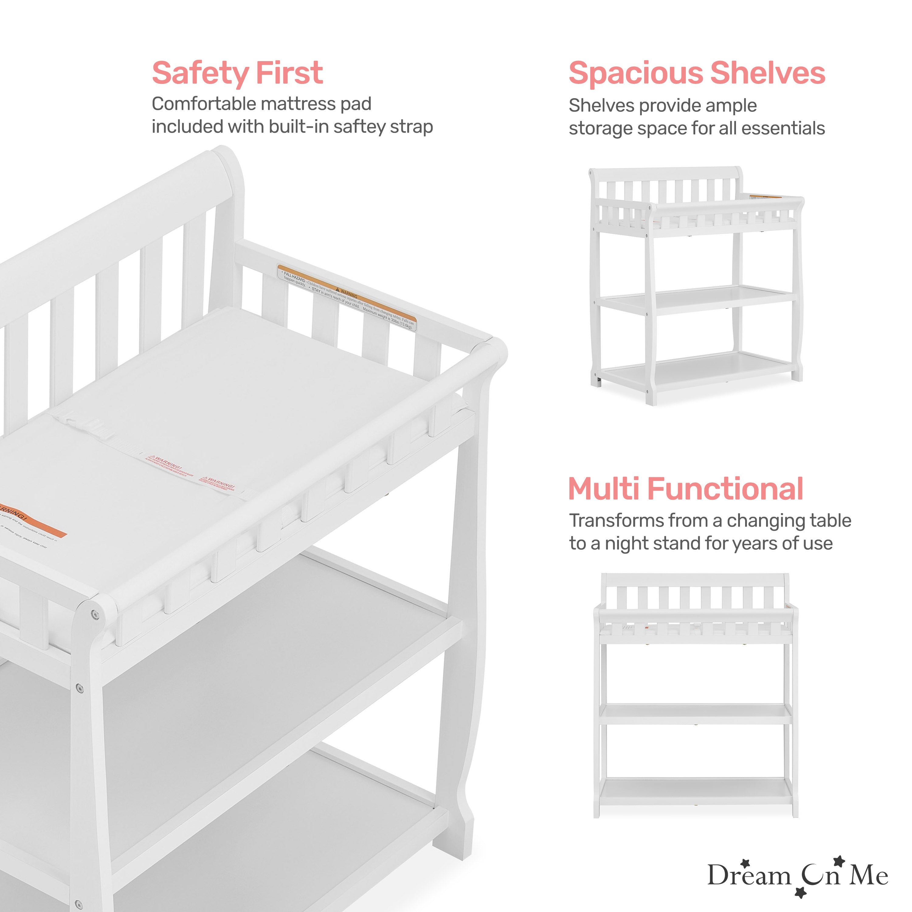Dream On Me Ashton Changing table