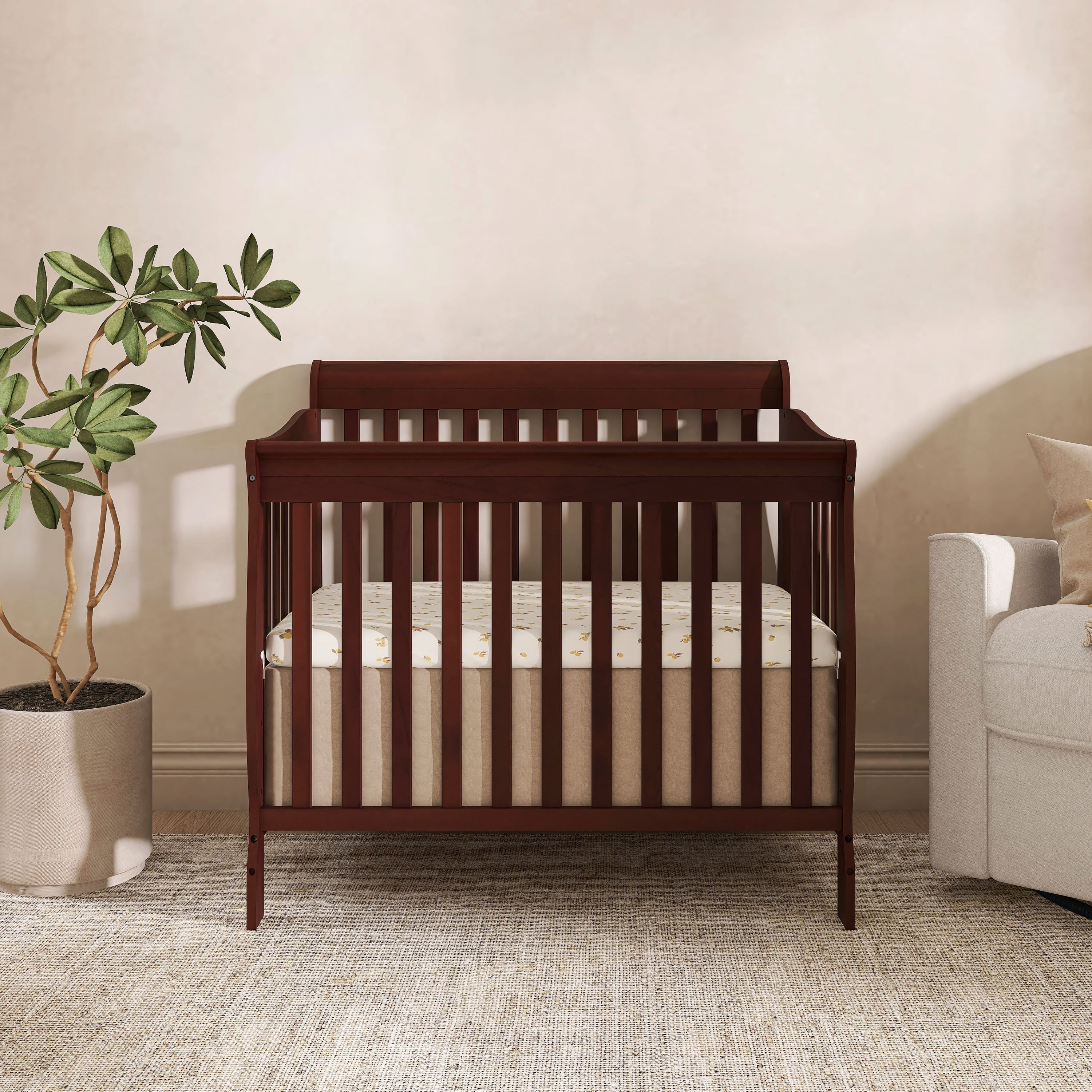 Dream On Me Aden Convertible 4-in-1 Mini Crib