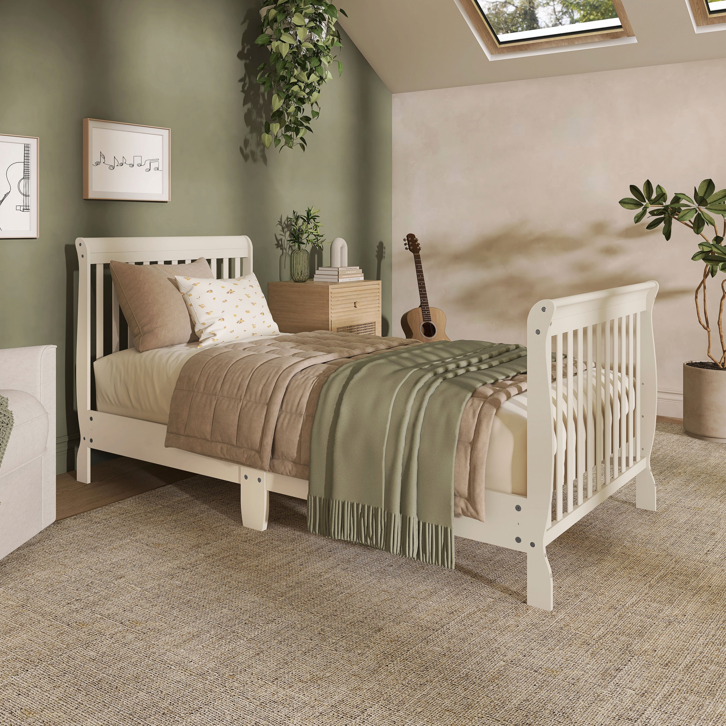 Dream On Me Aden Convertible 4-in-1 Mini Crib