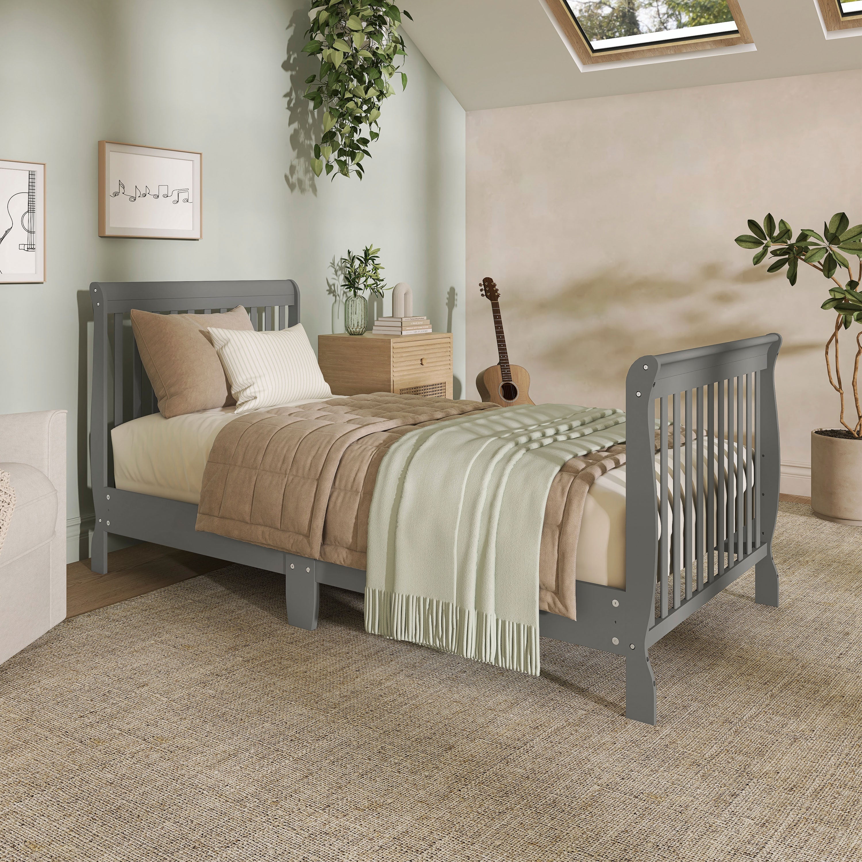 Dream On Me Aden Convertible 4-in-1 Mini Crib