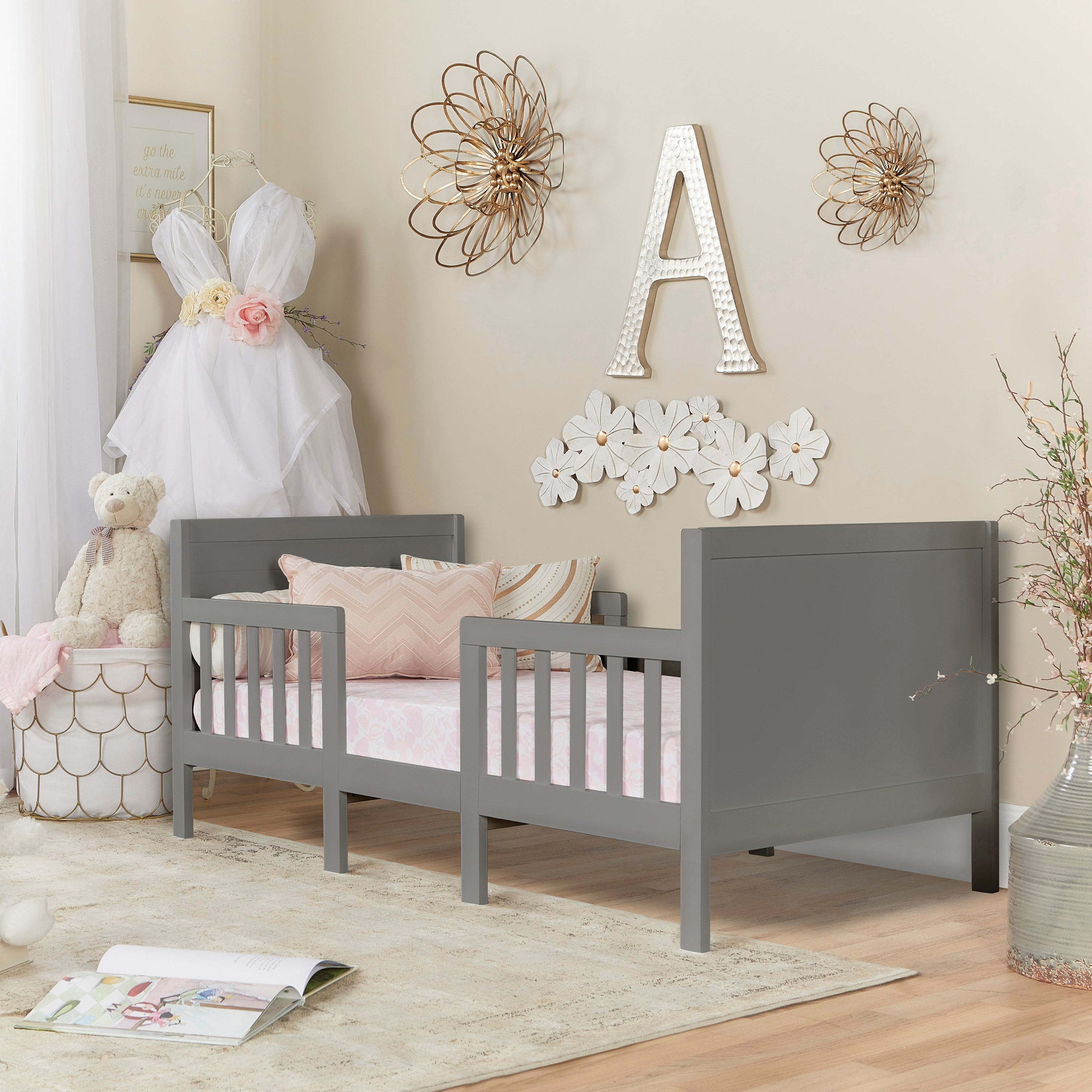 Dream On Me Hudson 3 In 1 Convertible Toddler Bed