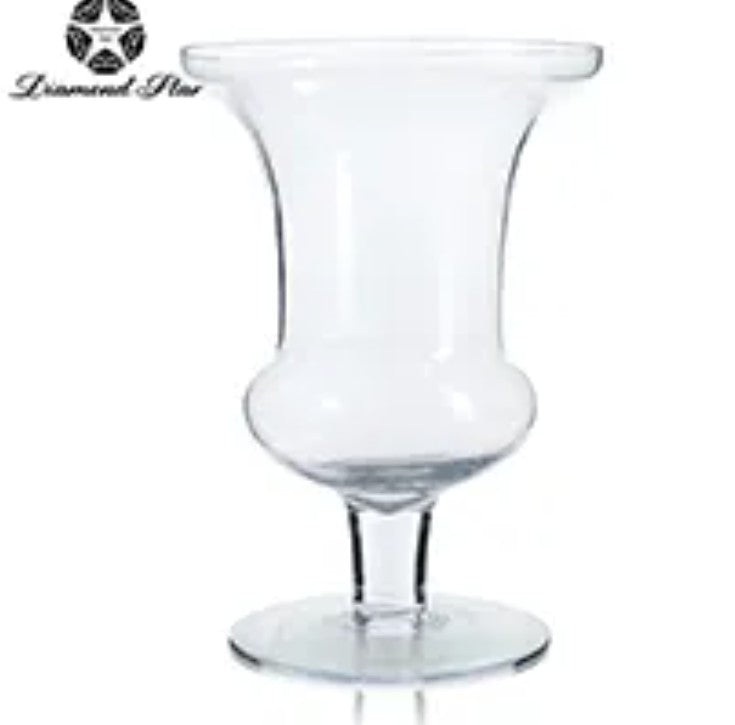Glass Urn Vase, 2 Size Options