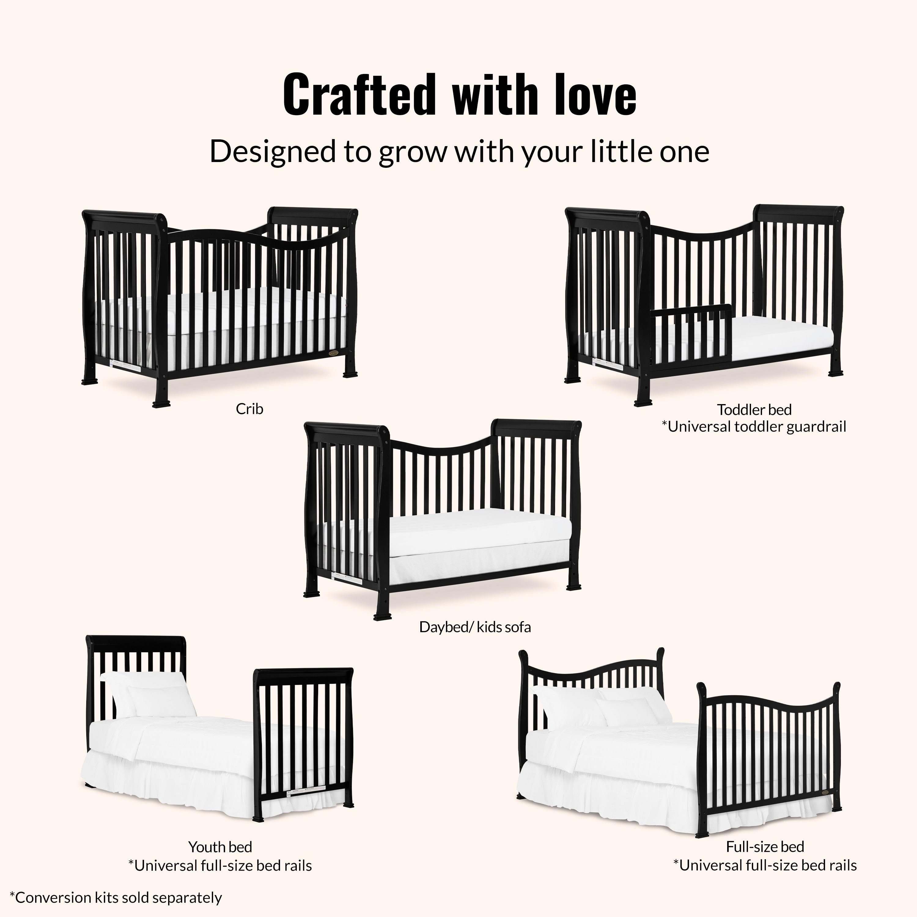 Dream On Me Violet 7-in-1 Convertible Crib