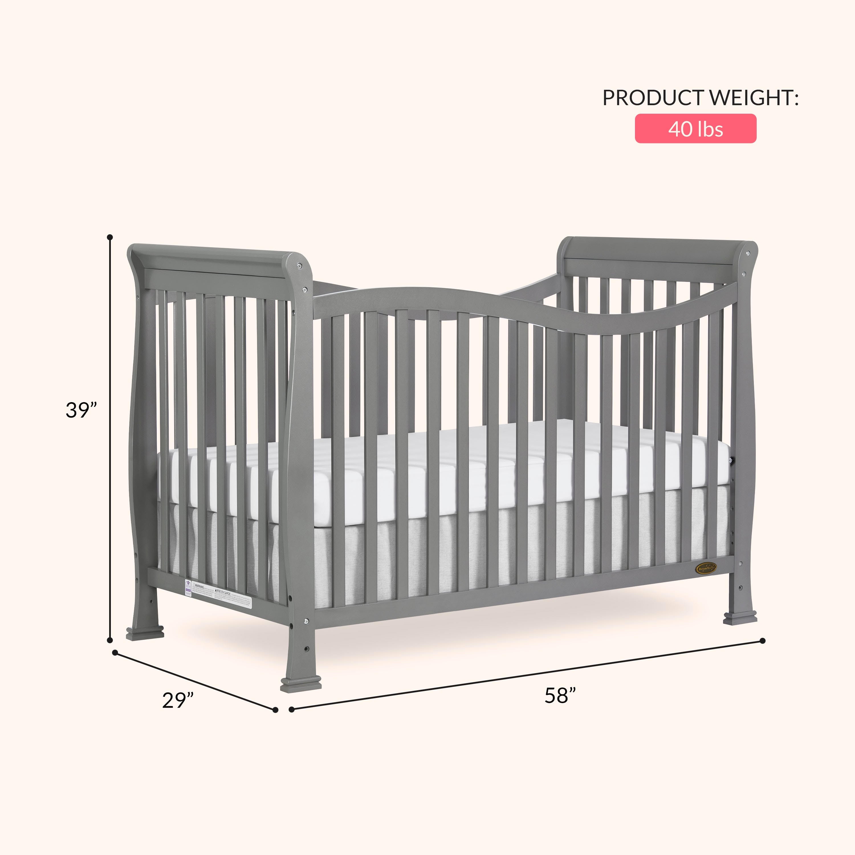 Dream On Me Violet 7-in-1 Convertible Crib