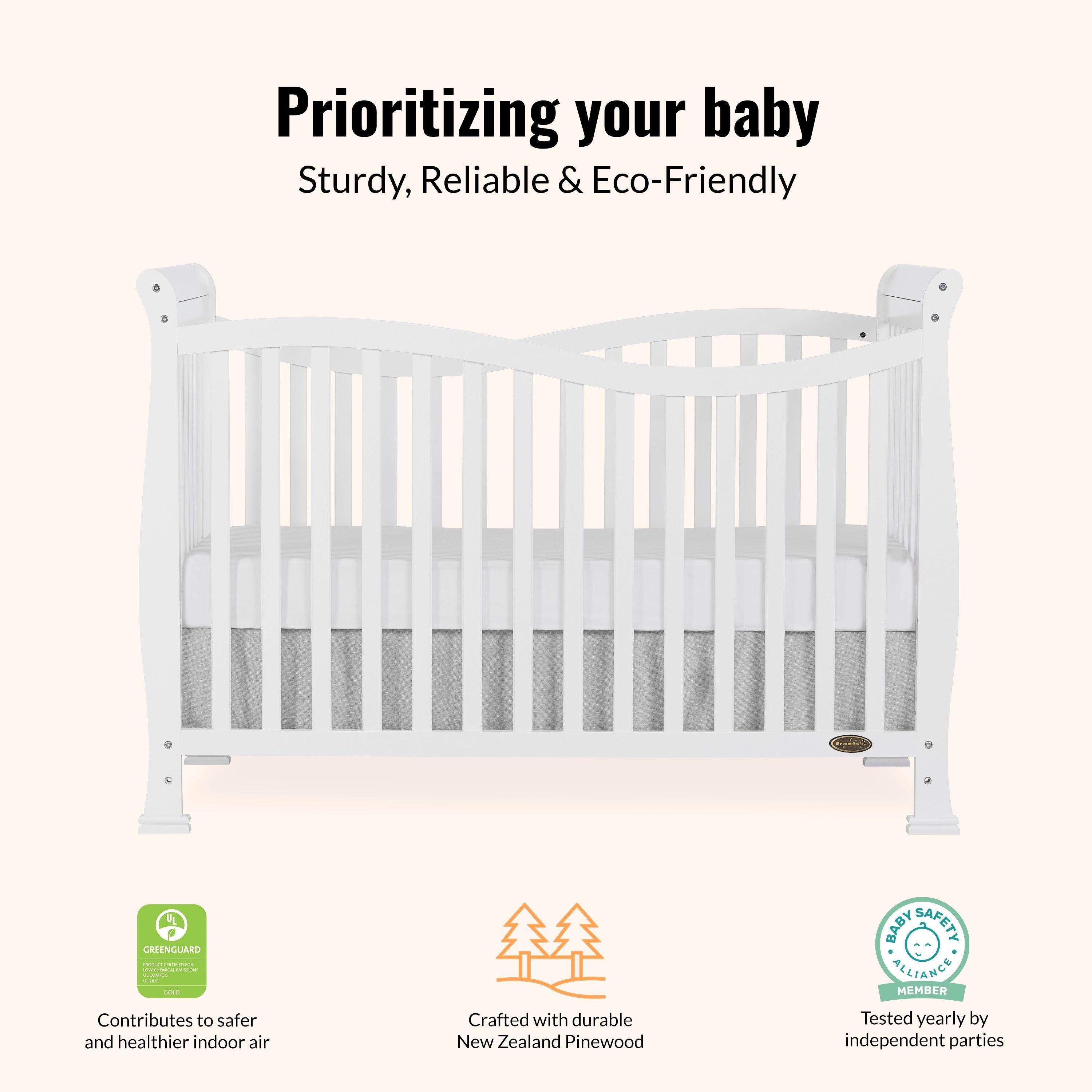Dream On Me Violet 7-in-1 Convertible Crib