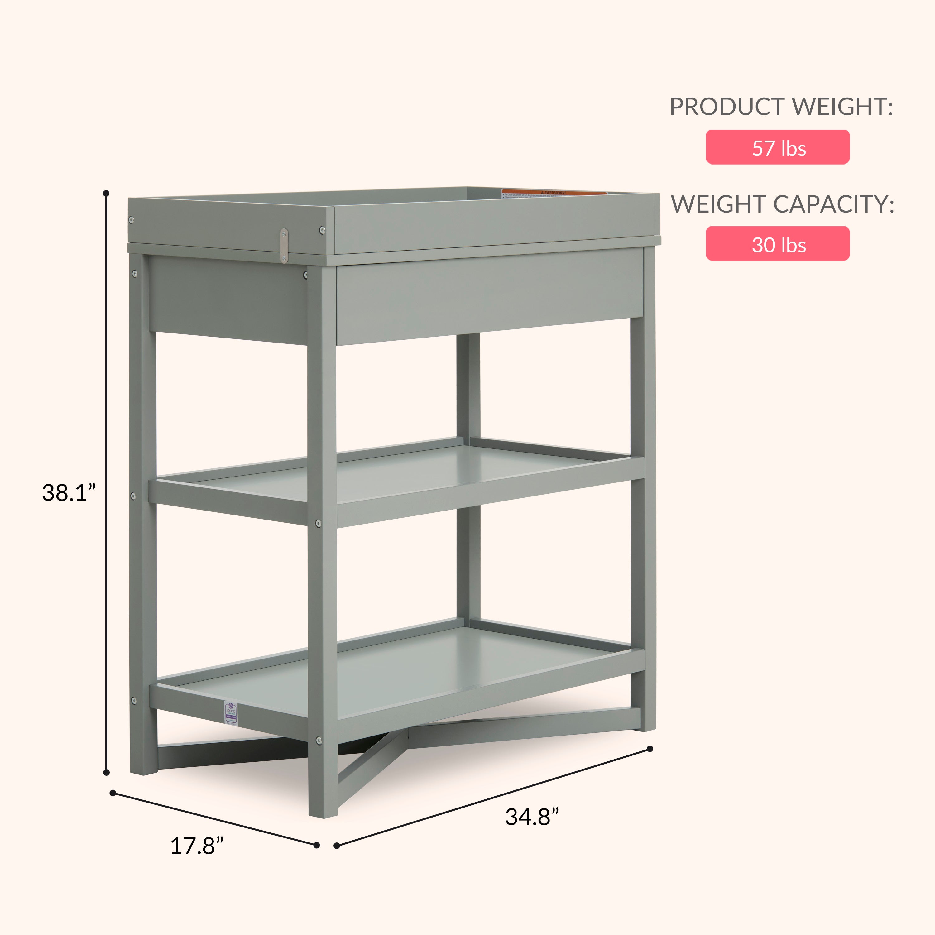 Dream On Me Owen Changing Table