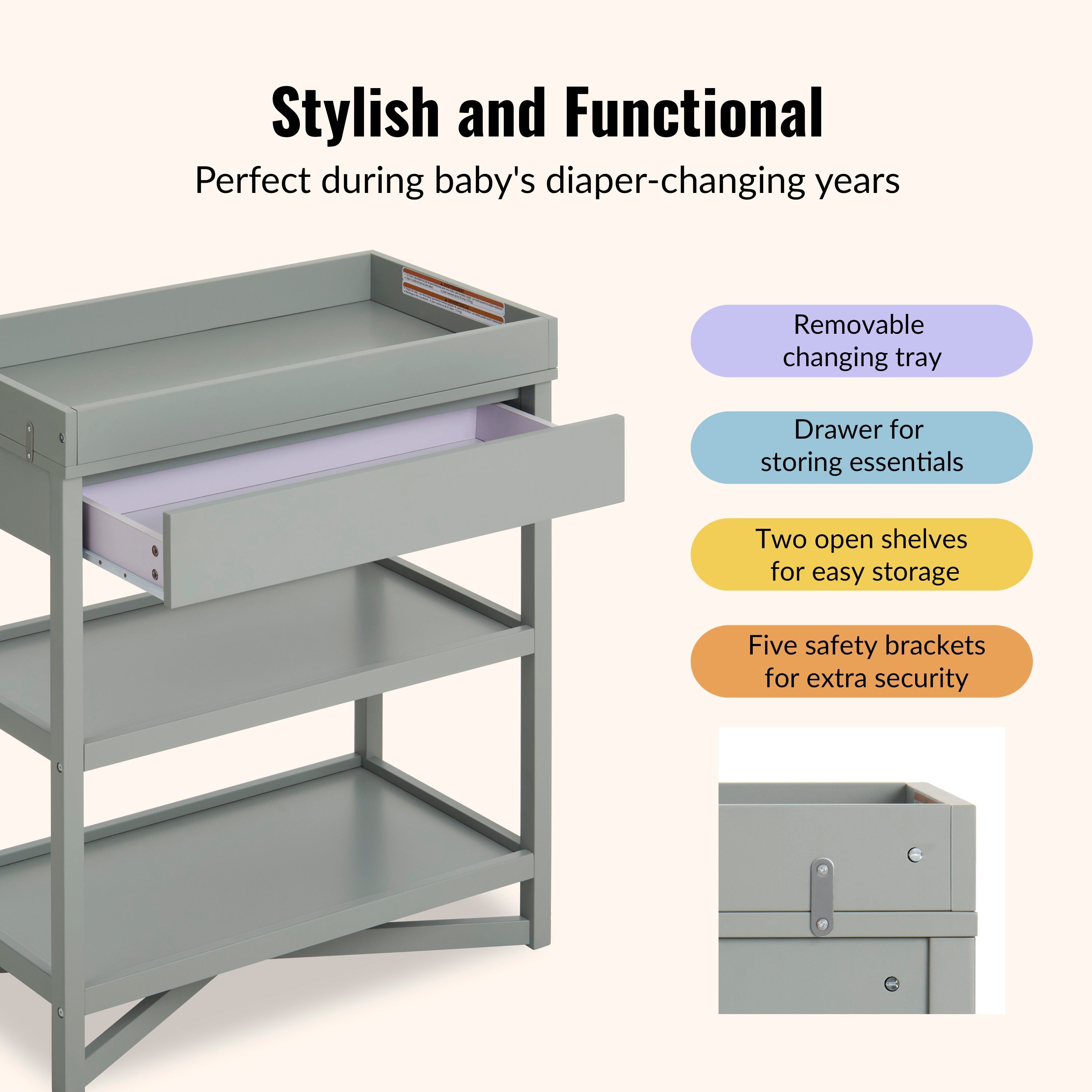 Dream On Me Owen Changing Table