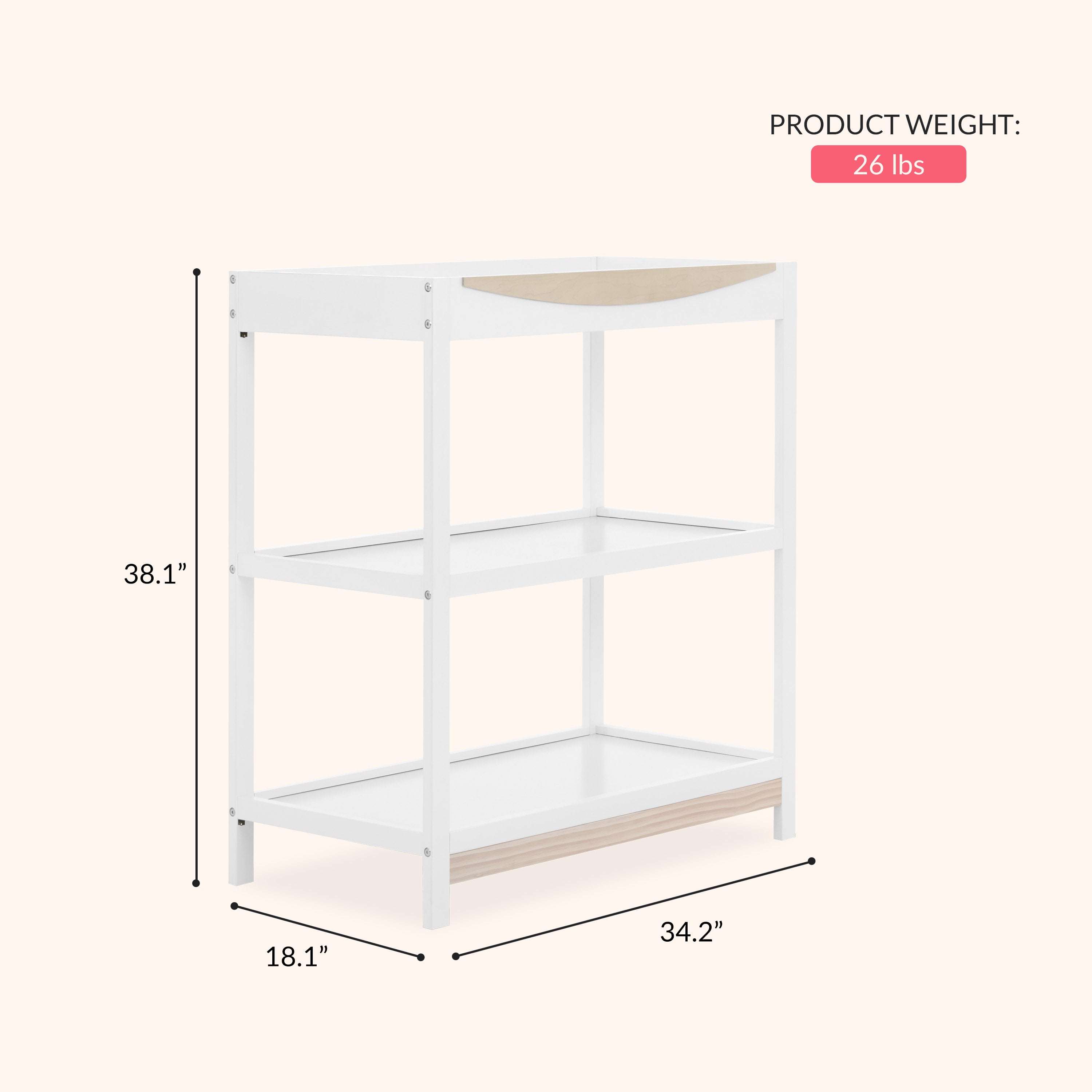 Dream On Me Emerson Baby Changing Table
