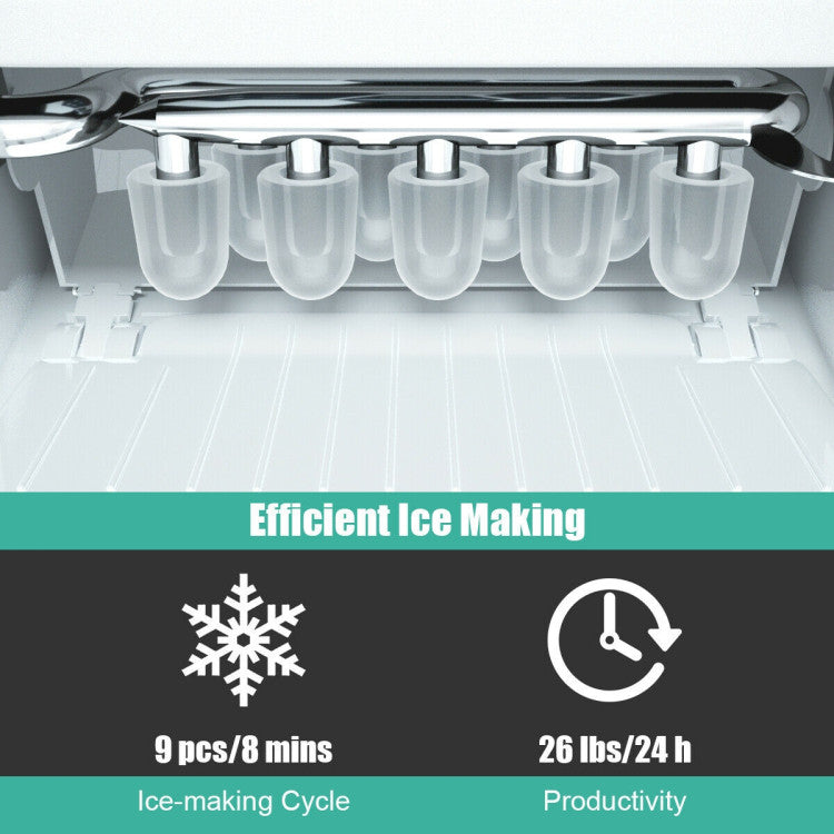 Portable Ice Maker with Scoop