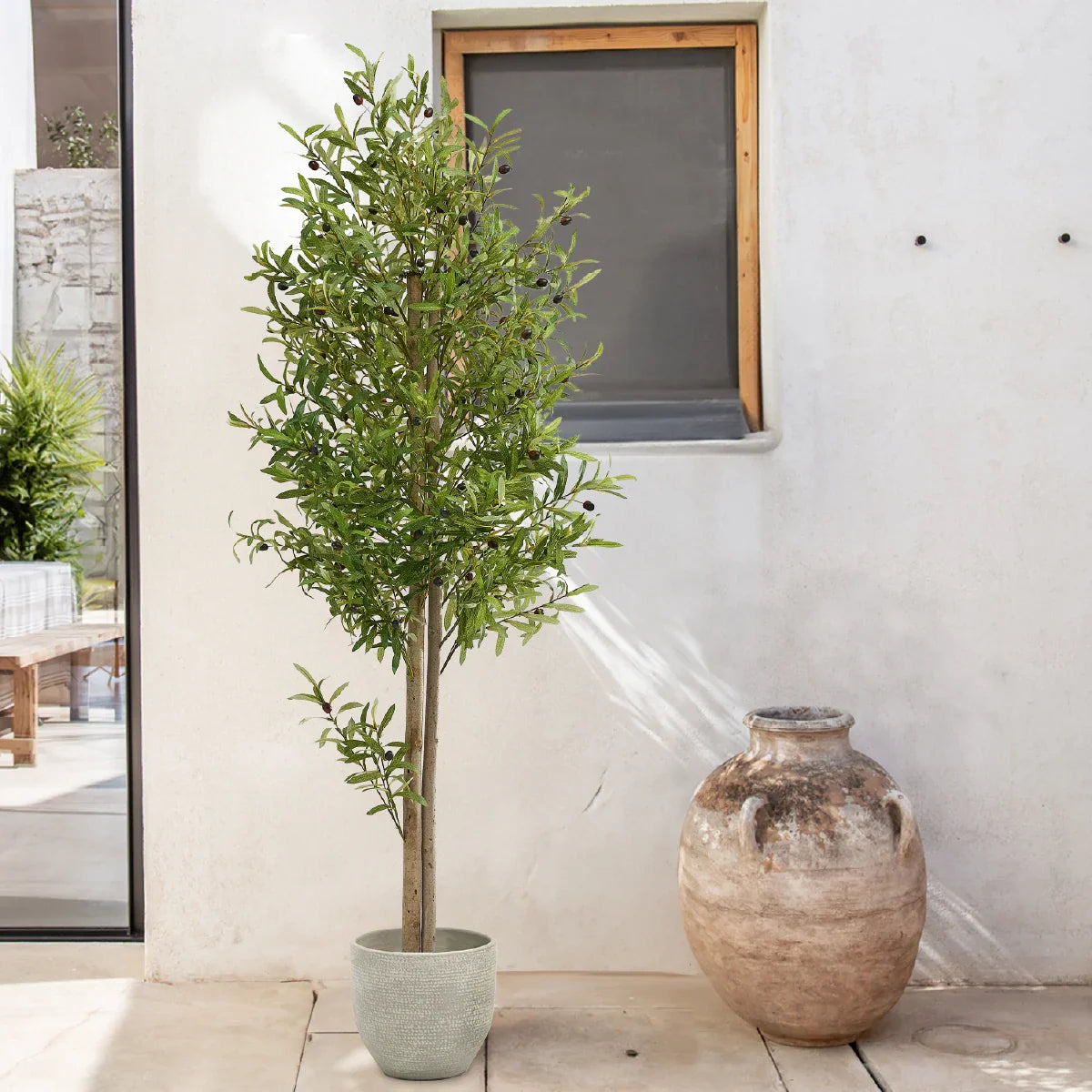 6' Artificial Olive Tree