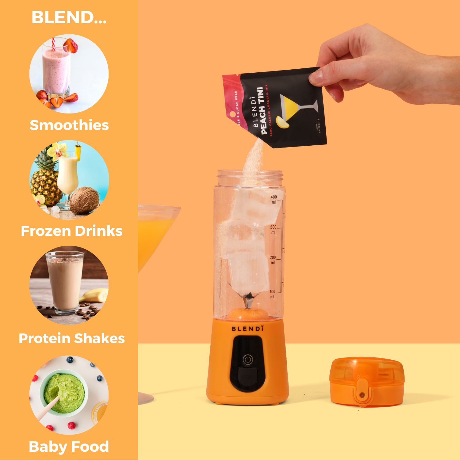 Pro+ Ice Crushing Portable Blender (17oz)