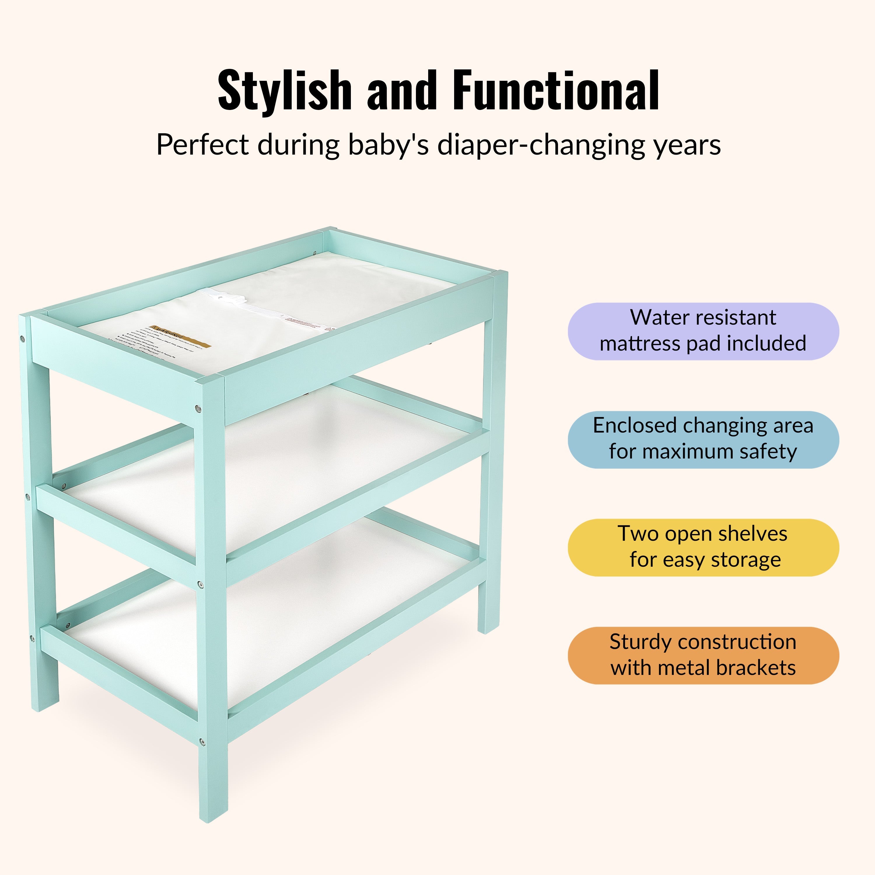 Dream On Me Ridgefield Changing Table