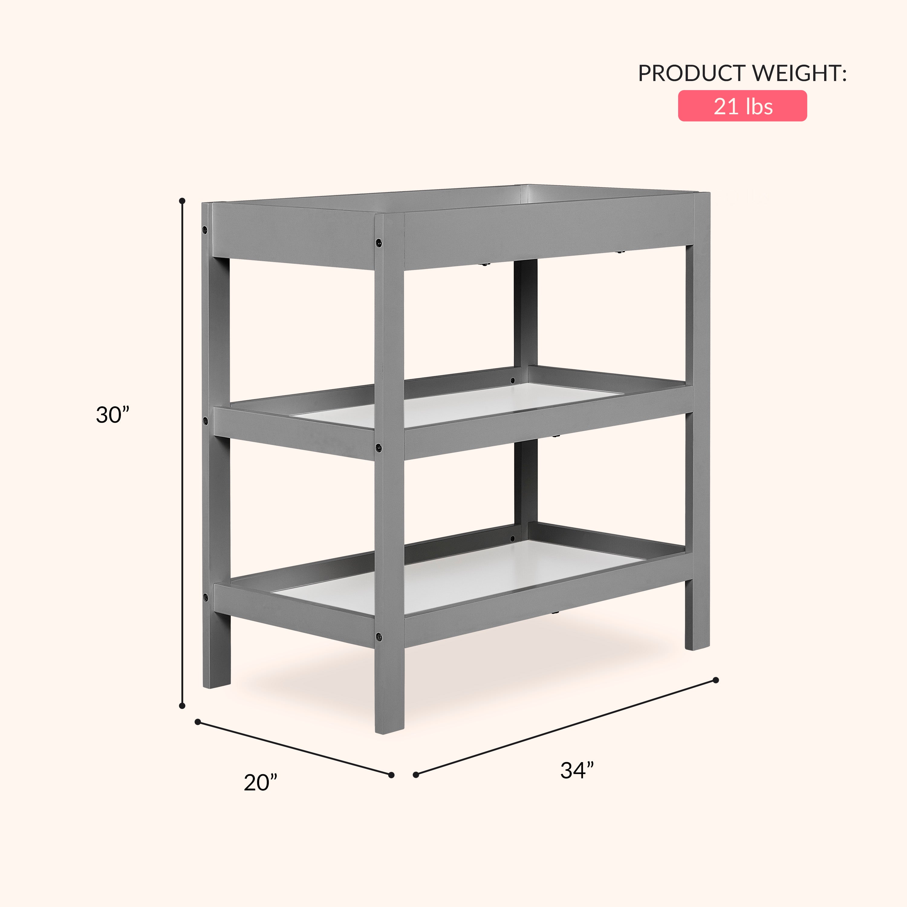 Dream On Me Ridgefield Changing Table