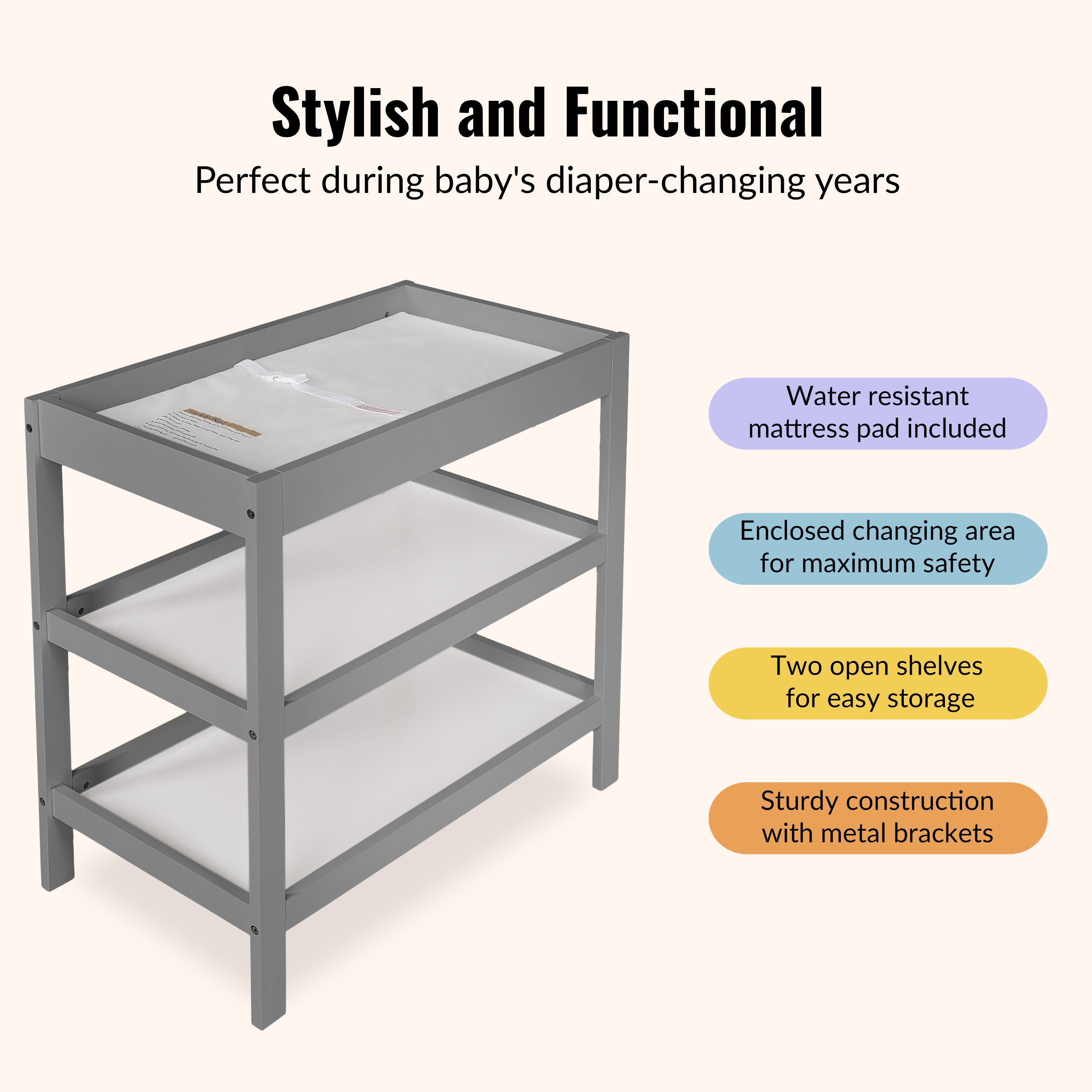 Dream On Me Ridgefield Changing Table