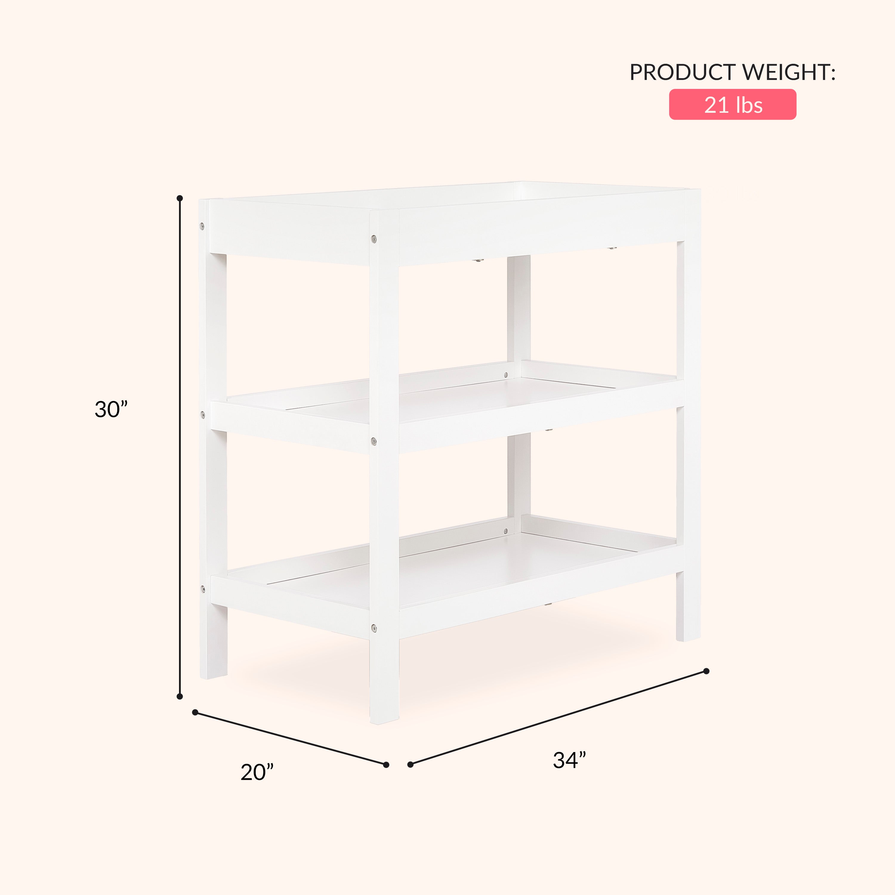 Dream On Me Ridgefield Changing Table