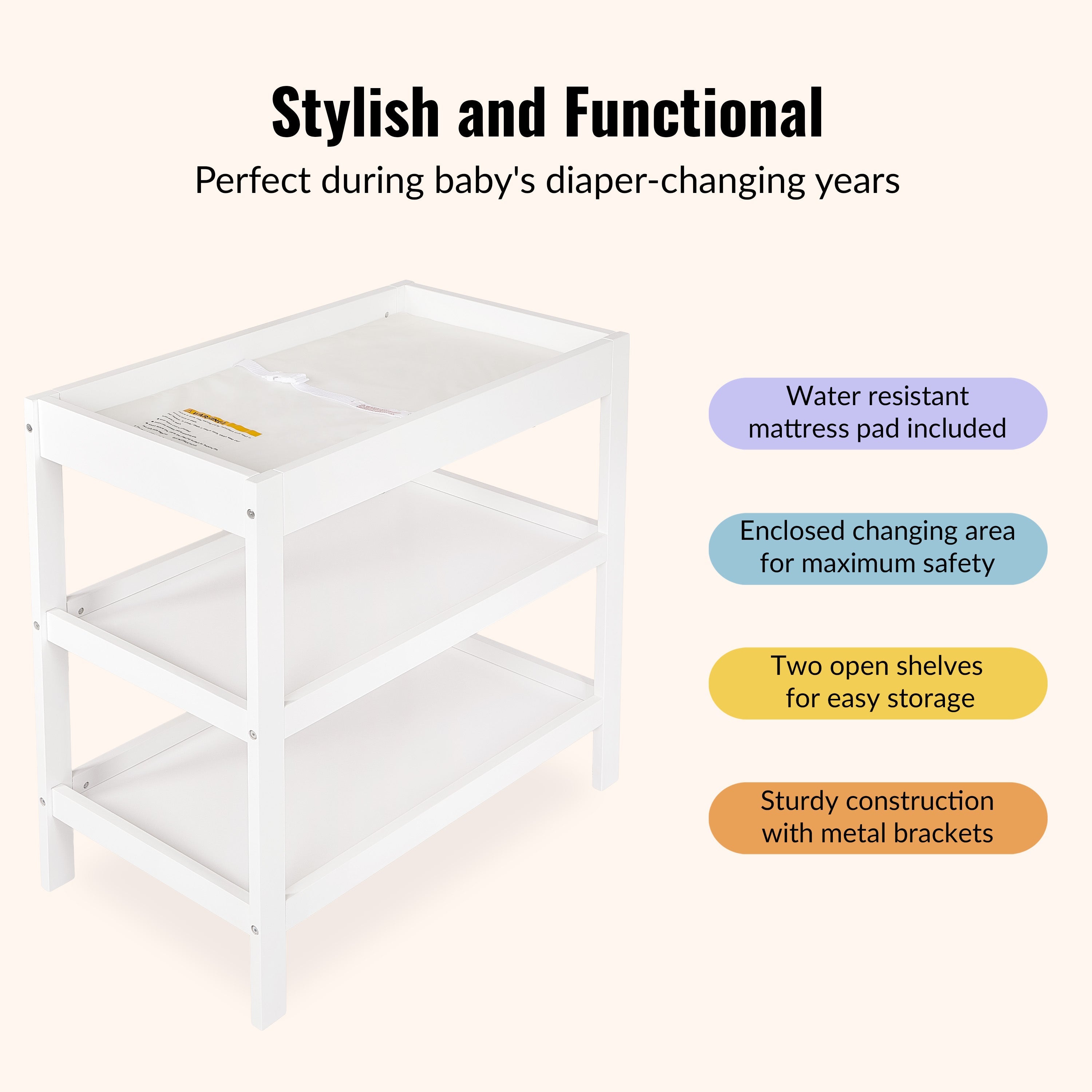 Dream On Me Ridgefield Changing Table