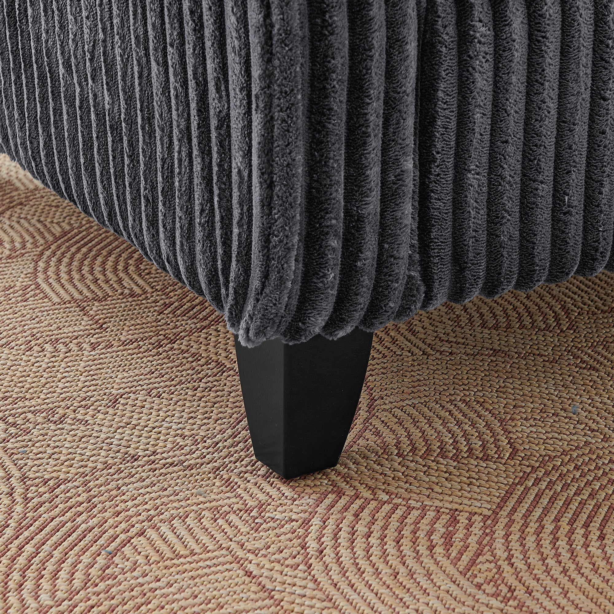Lazy Sofa Chair with a Backrest - Grey