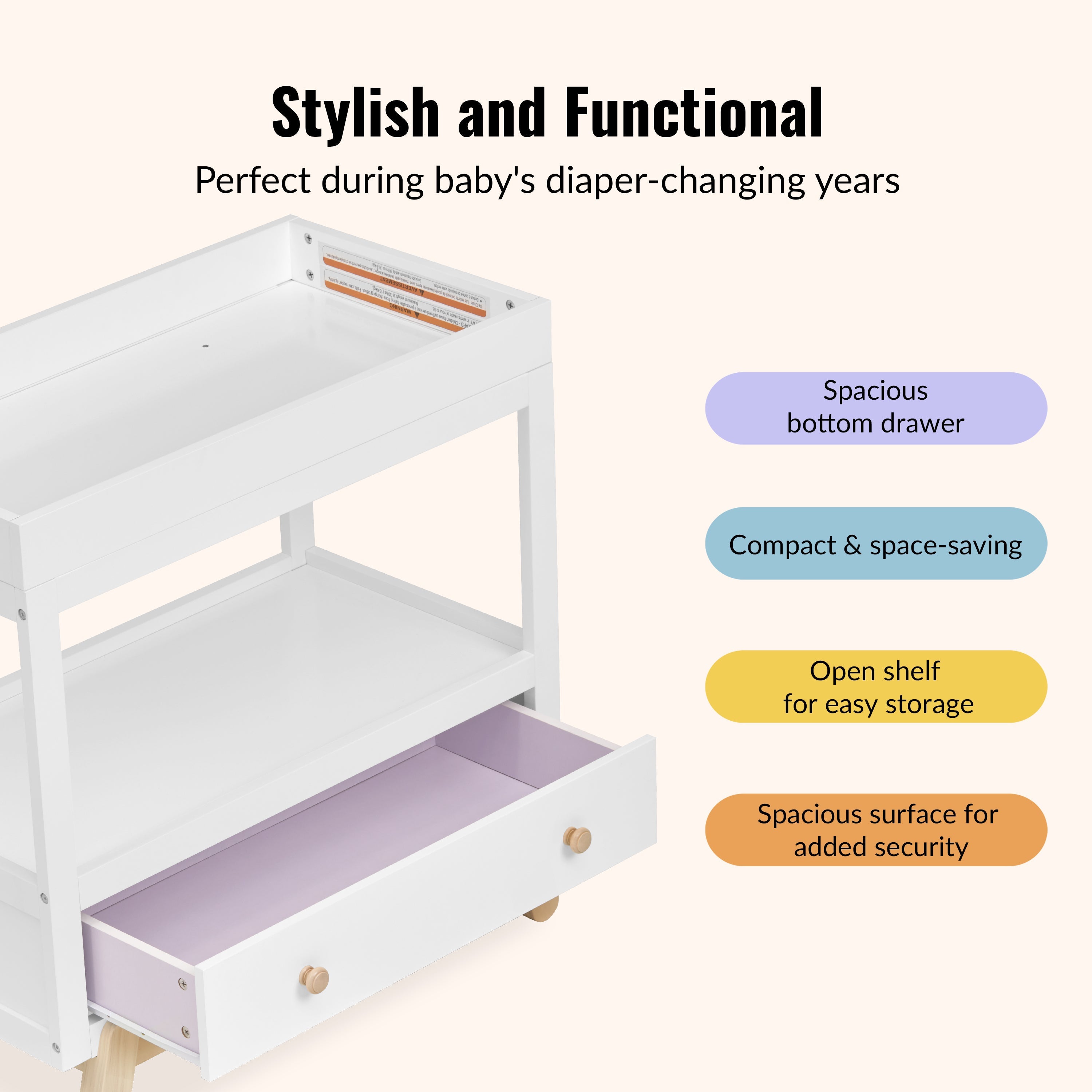 Dream On Me Hygge Changing Table