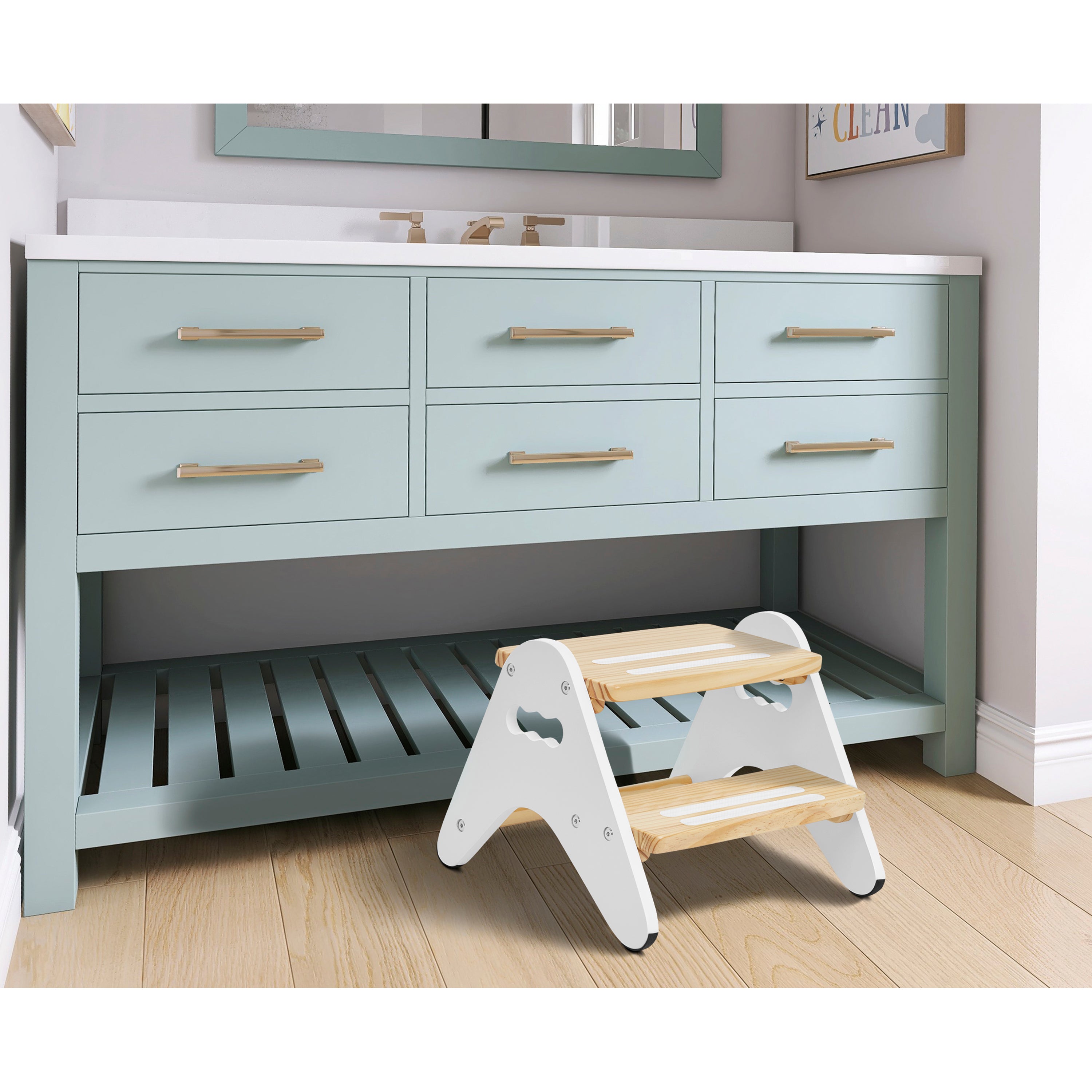 Dream On Me Skyward Multipurpose Kids Step Stool