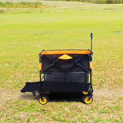 Large capacity Folding Wagon Garden-Shopping-Beach Cart