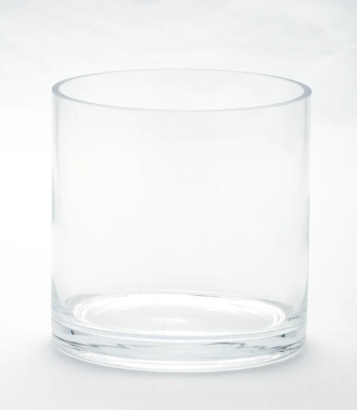 Clear Glass Cylinder Vase