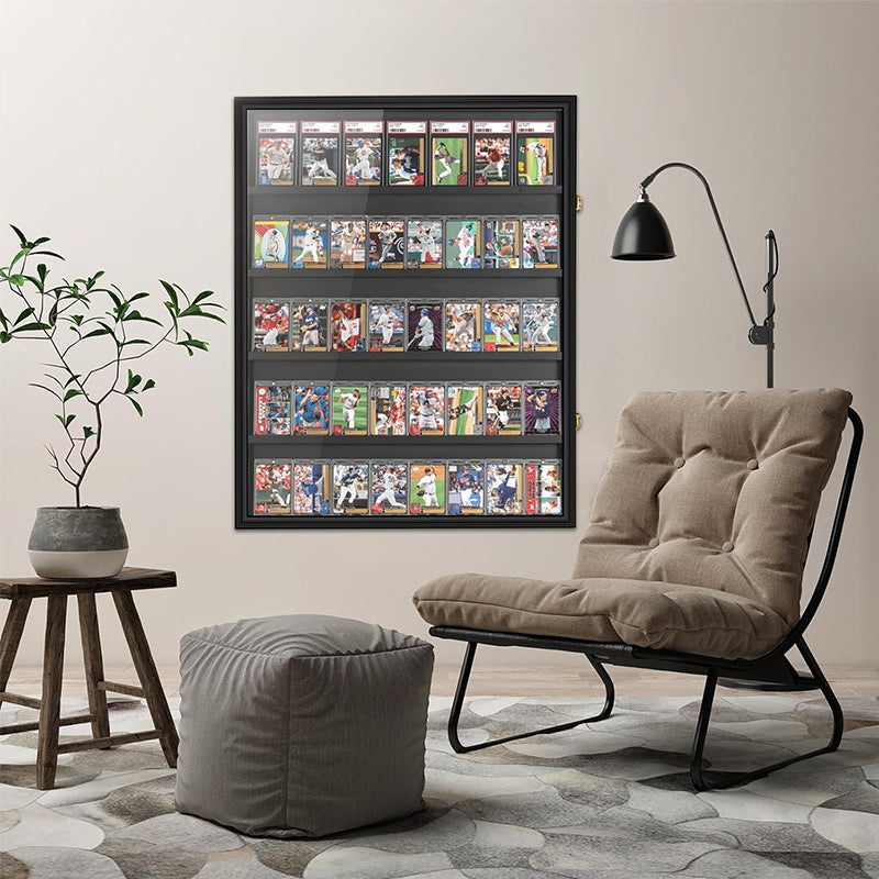 Large Sports Card Display Cases For Football, Basketball, Hockey cards