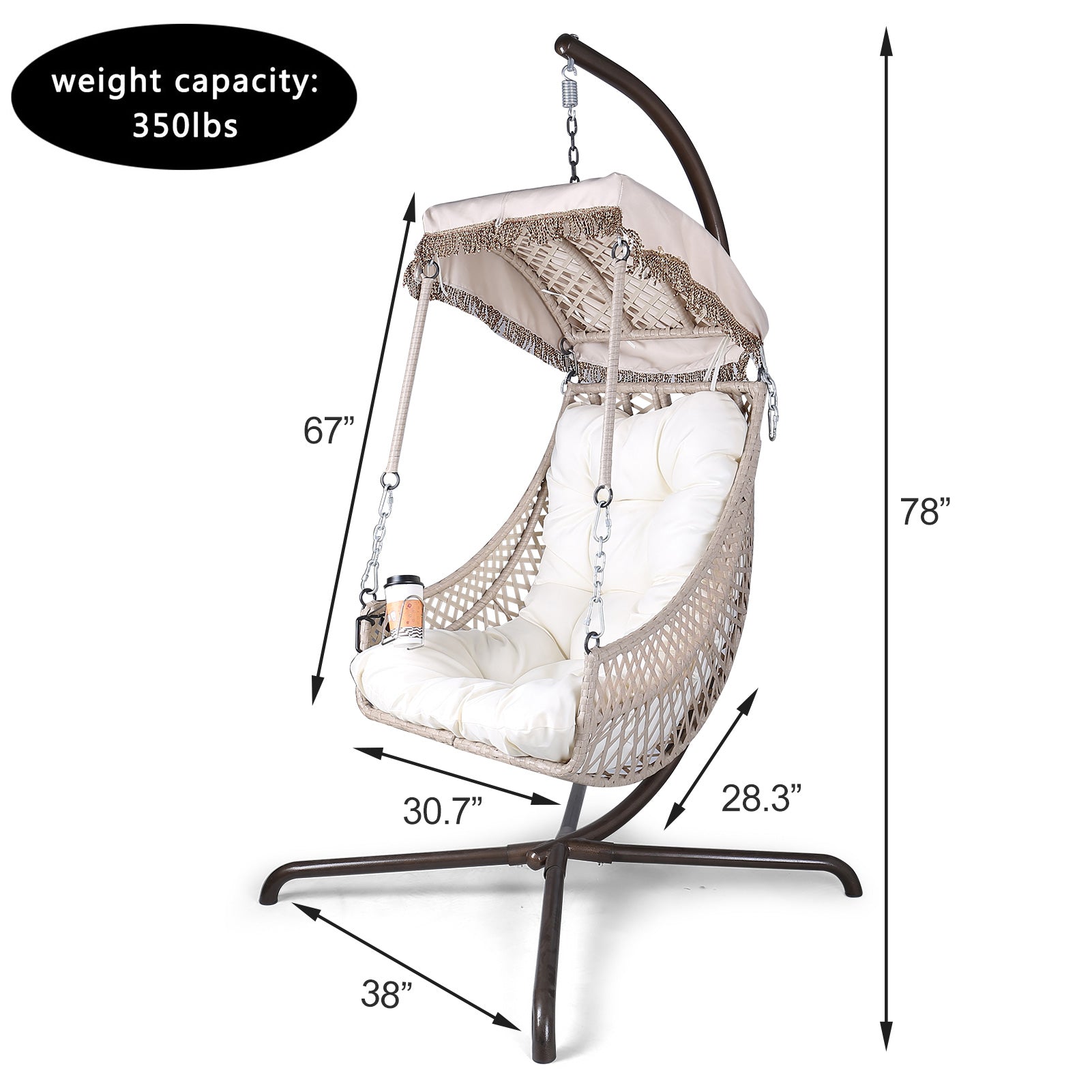 Swing Egg Chair with Stand