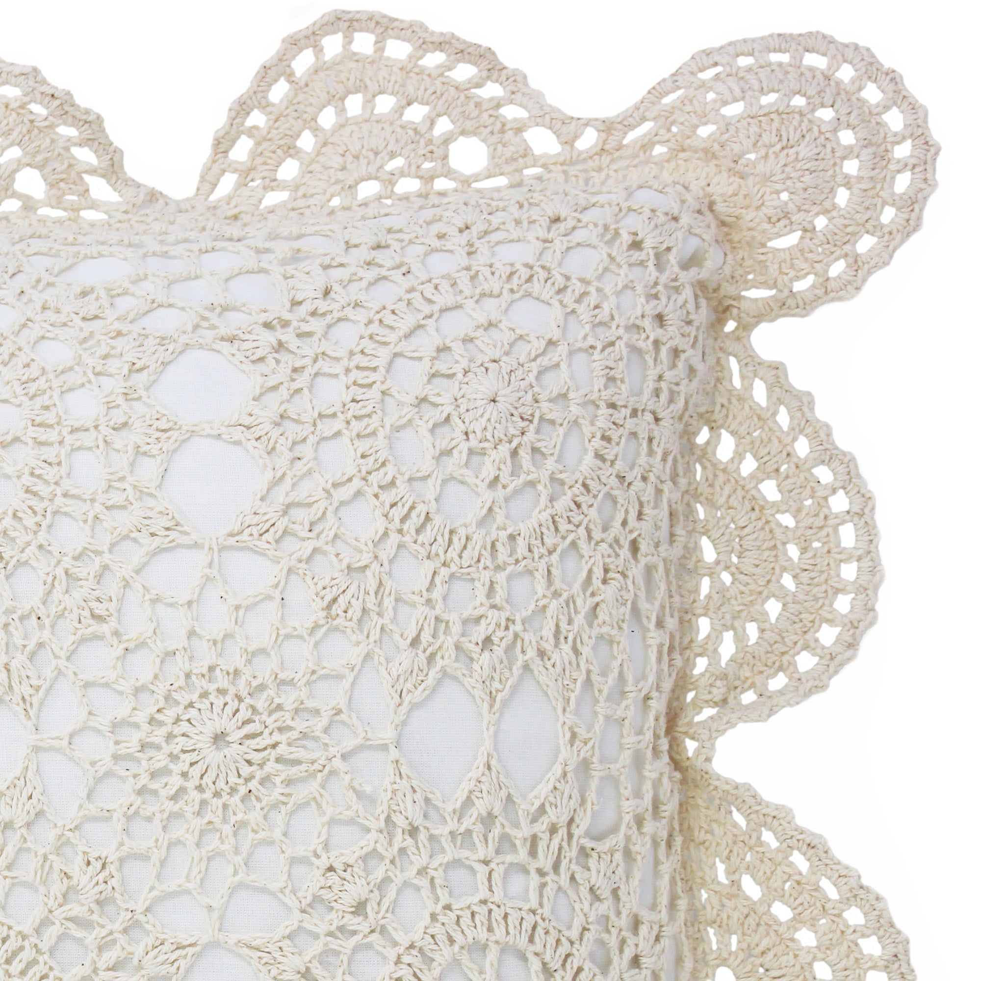 Crochet Cotton Pillow Sham Pairs