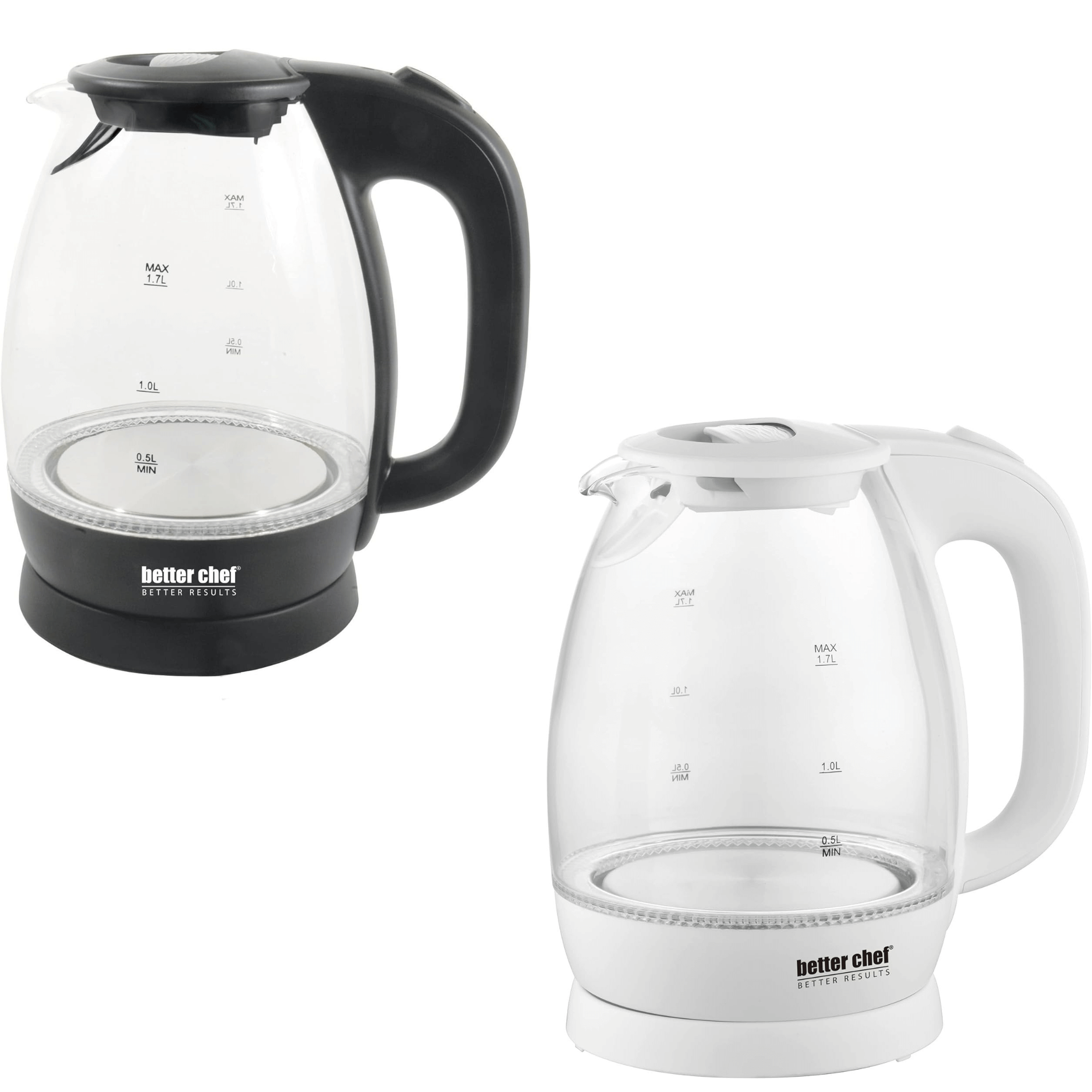 Better Chef 7-Cup Cordless Borosilicate Glass Electric Kettle